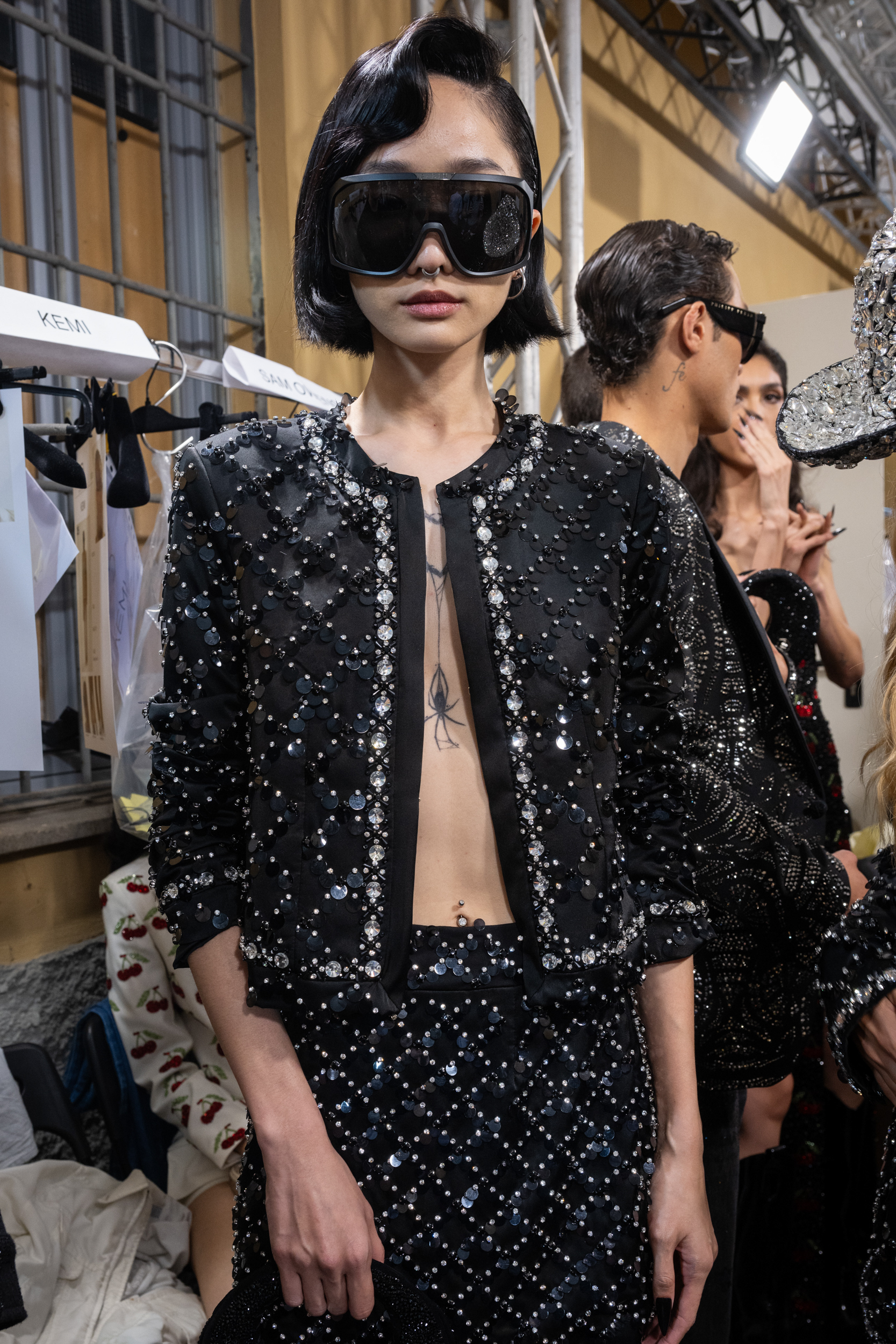 Philipp Plein Spring 2025 Fashion Show Backstage