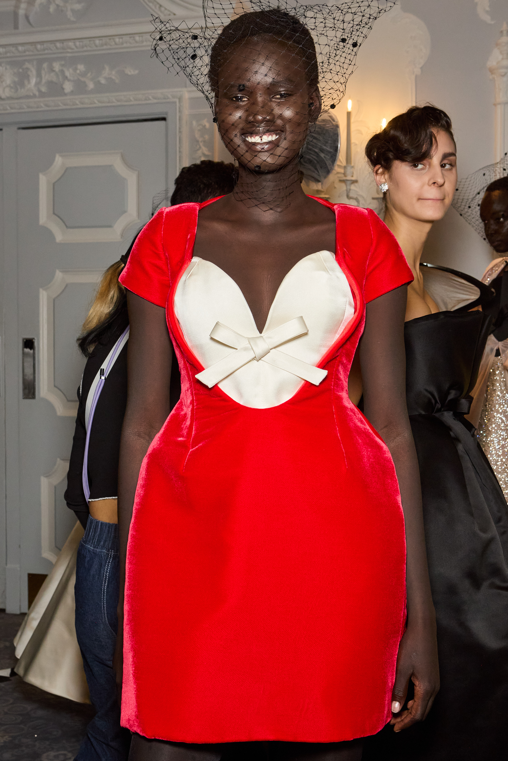 Richard Quinn Spring 2025 Fashion Show Backstage