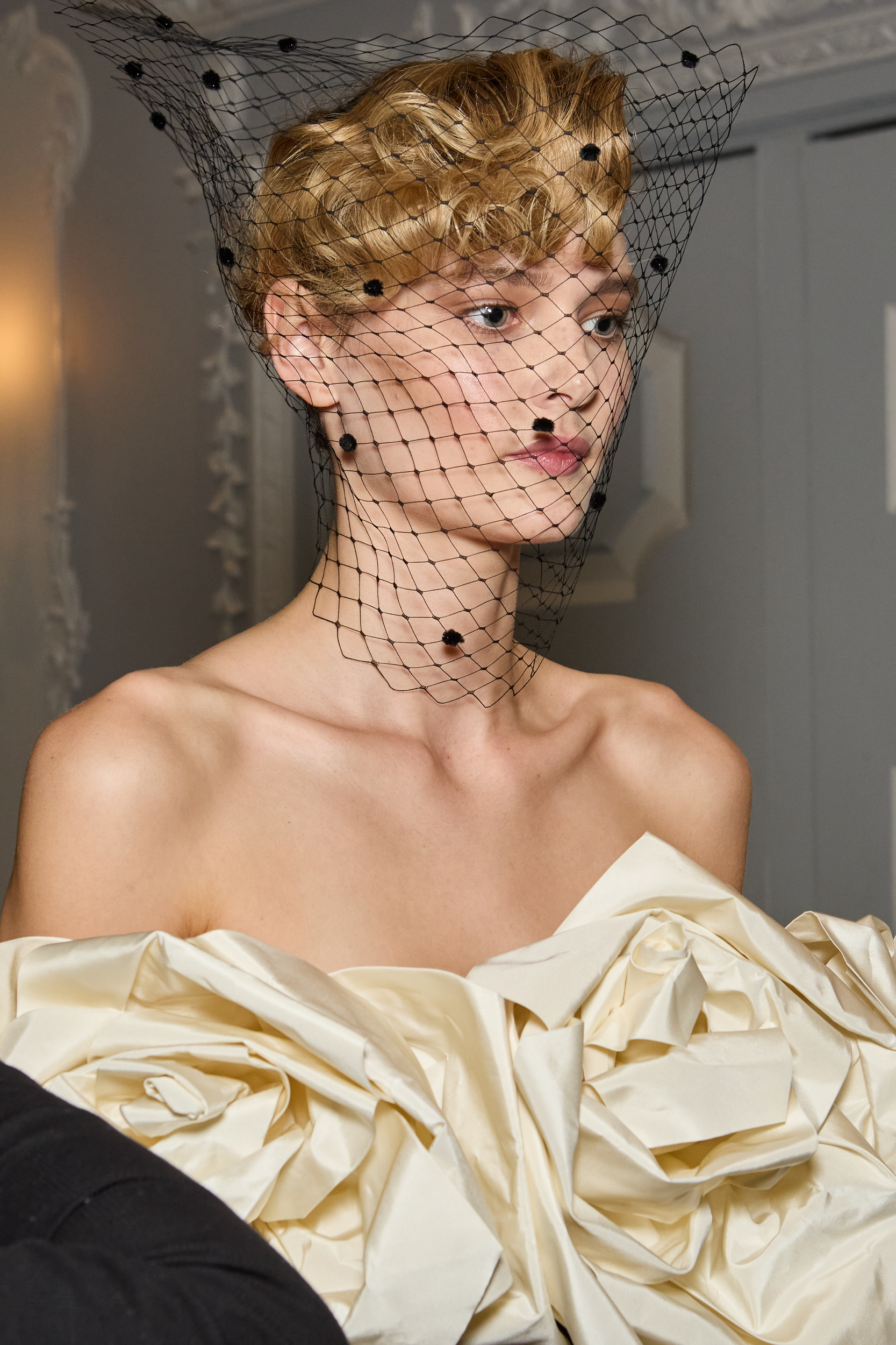 Richard Quinn Spring 2025 Fashion Show Backstage