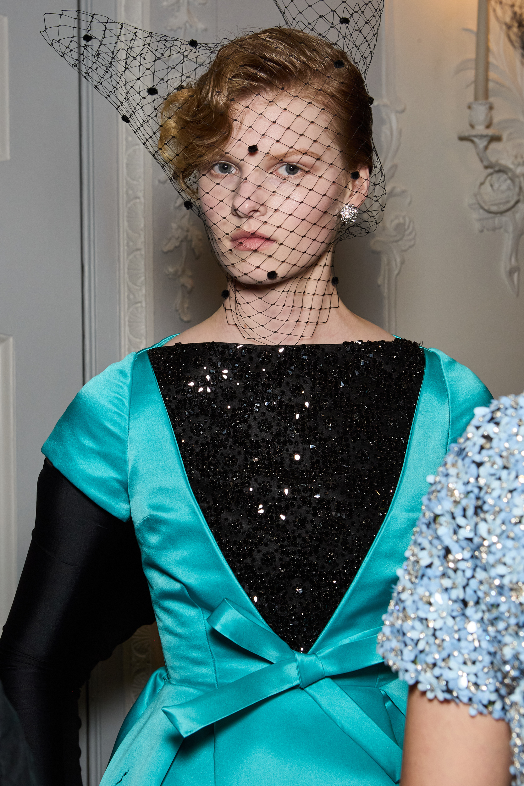 Richard Quinn Spring 2025 Fashion Show Backstage