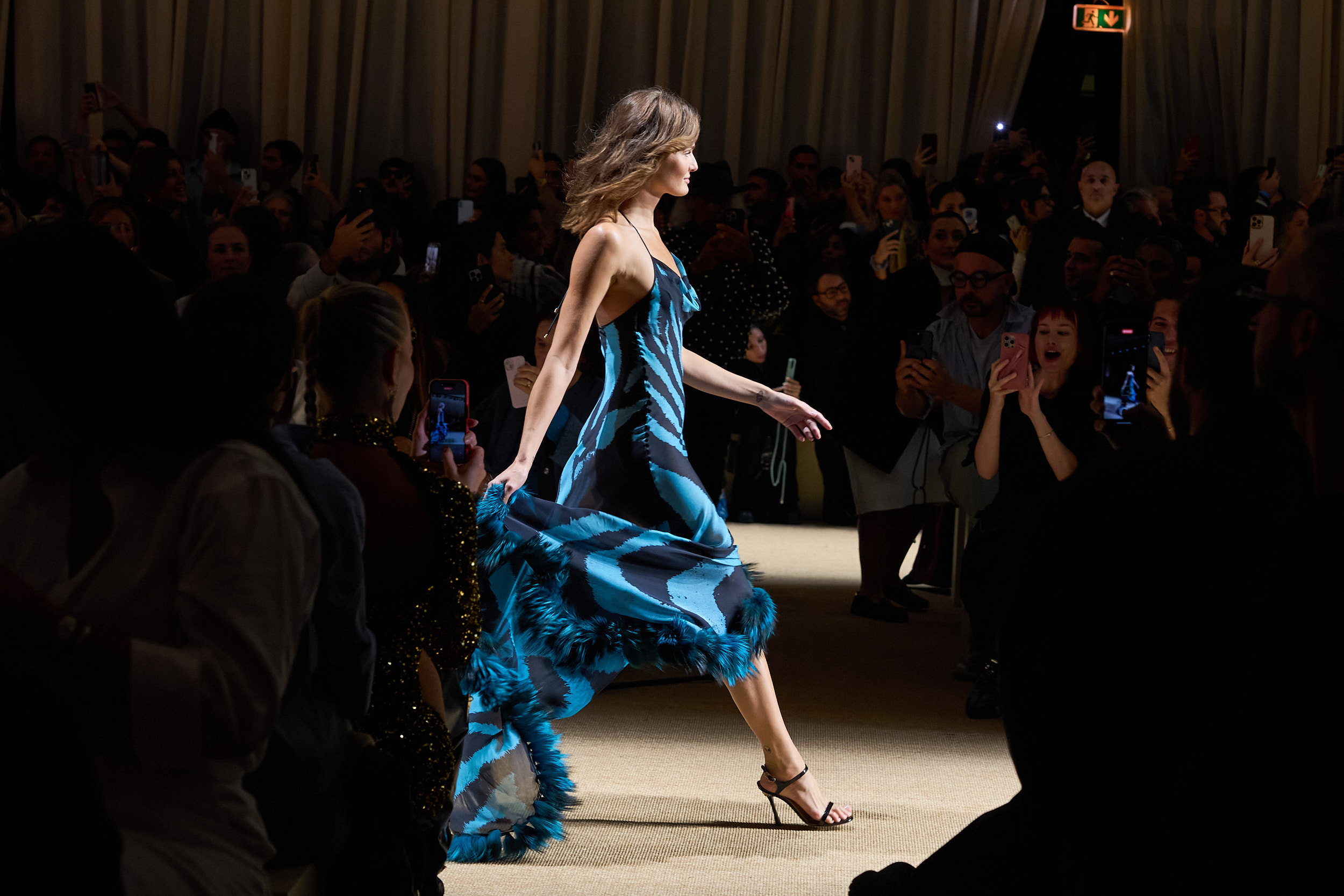 Roberto Cavalli Spring 2025 Fashion Show Atmosphere