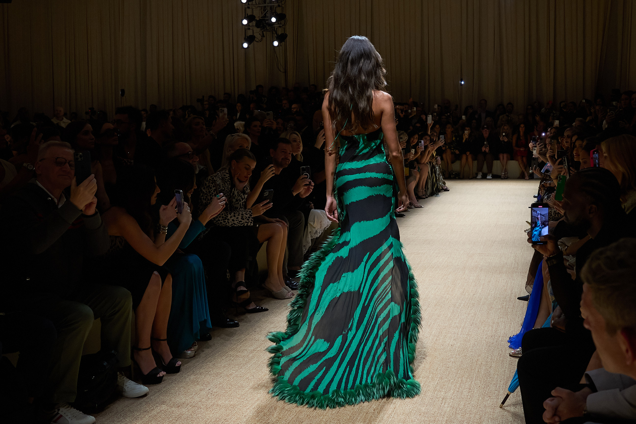 Roberto Cavalli Spring 2025 Fashion Show Atmosphere