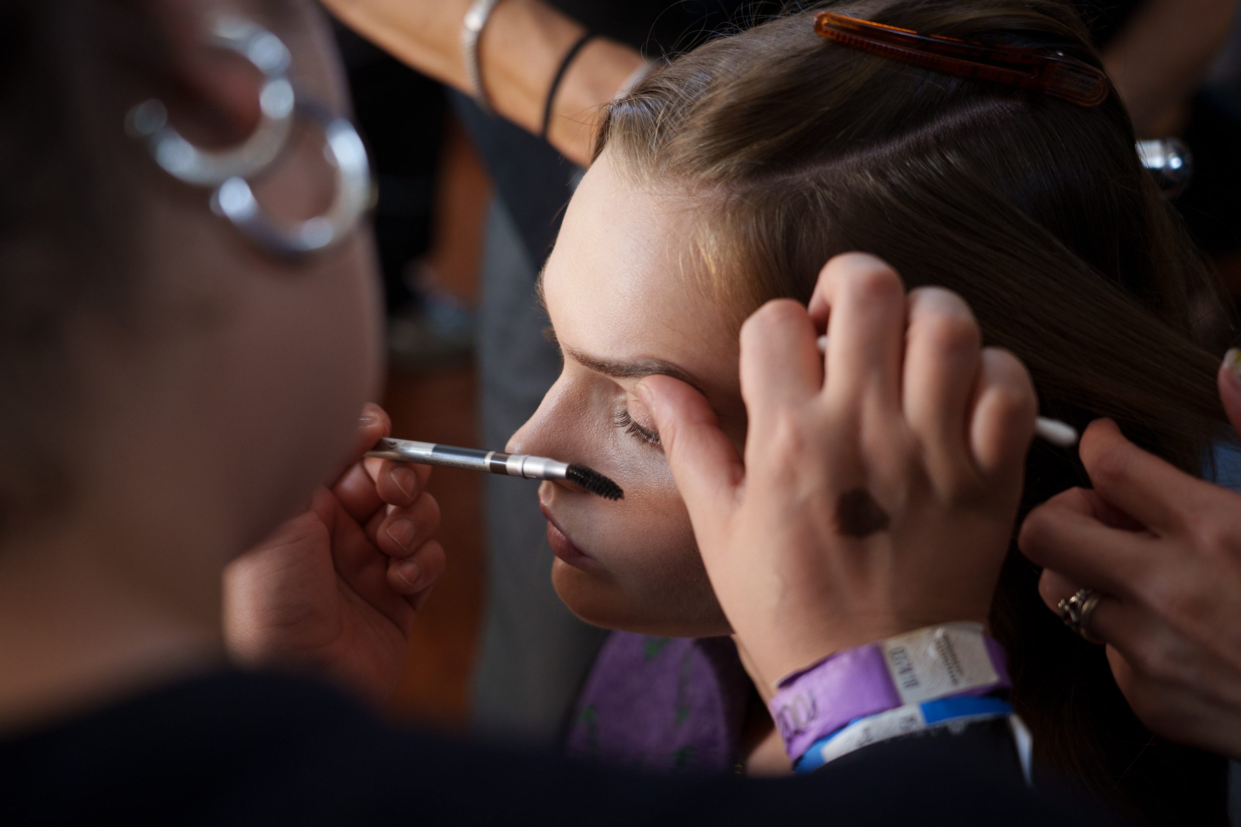 Roberto Cavalli Spring 2025 Fashion Show Backstage