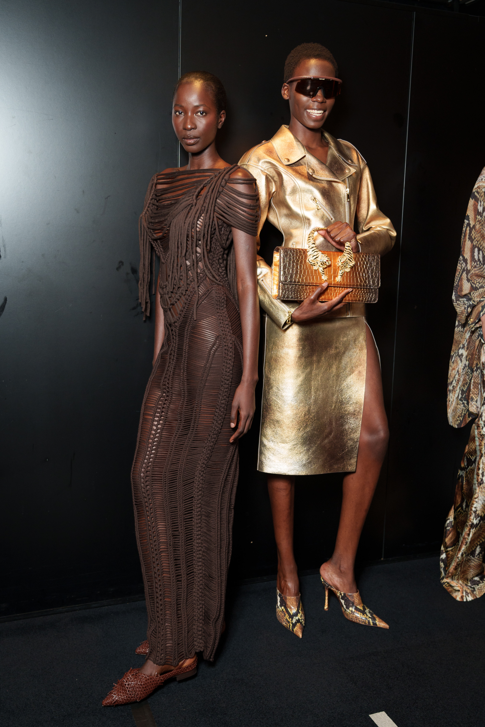 Roberto Cavalli Spring 2025 Fashion Show Backstage