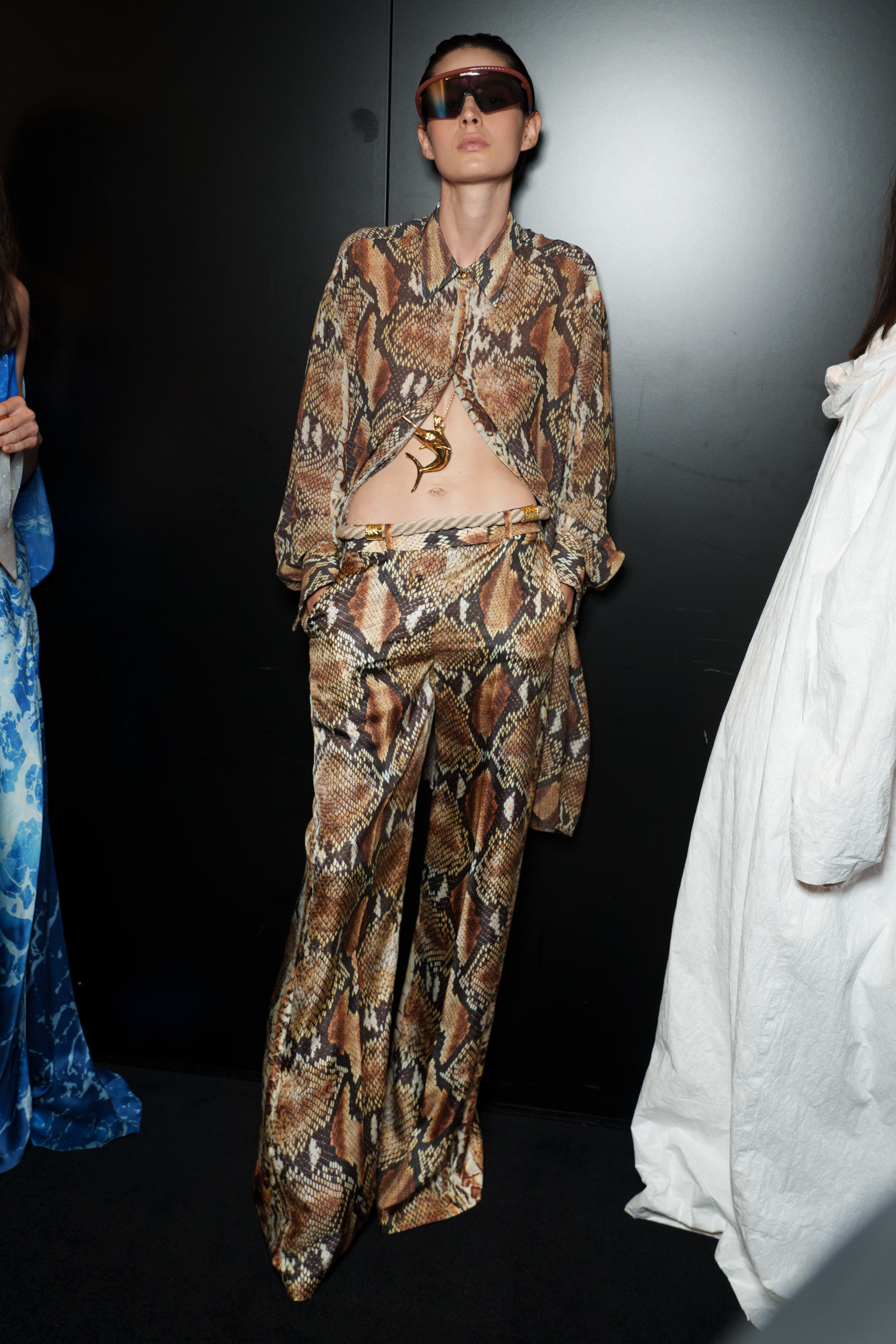 Roberto Cavalli Spring 2025 Fashion Show Backstage