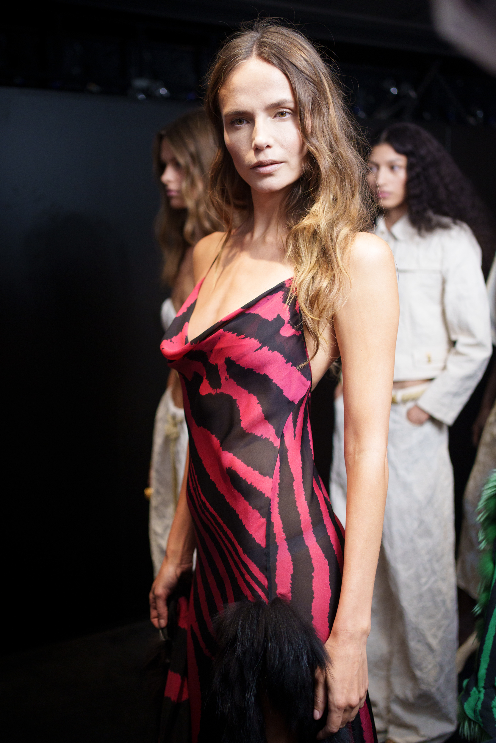 Roberto Cavalli Spring 2025 Fashion Show Backstage