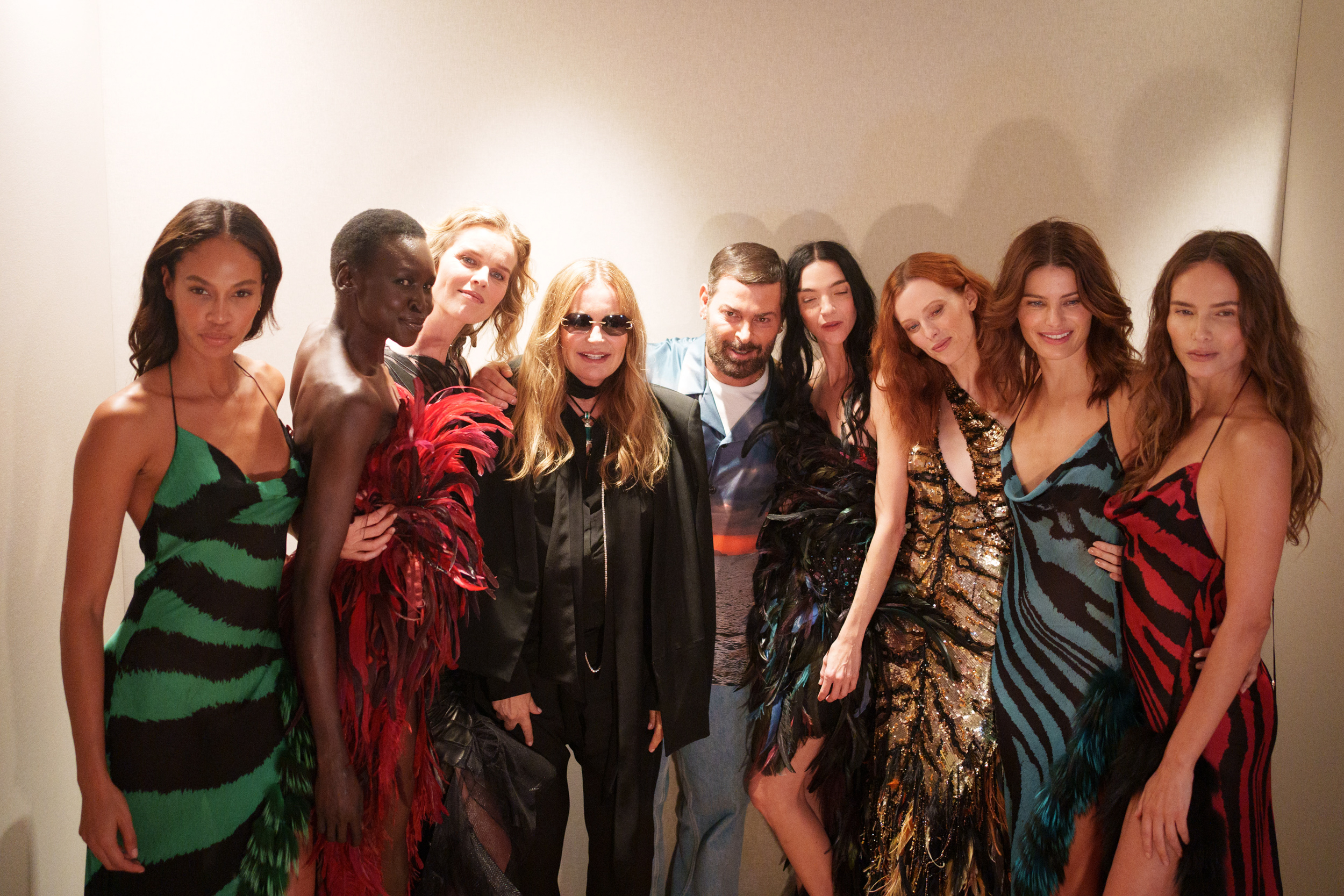 Roberto Cavalli Spring 2025 Fashion Show Backstage