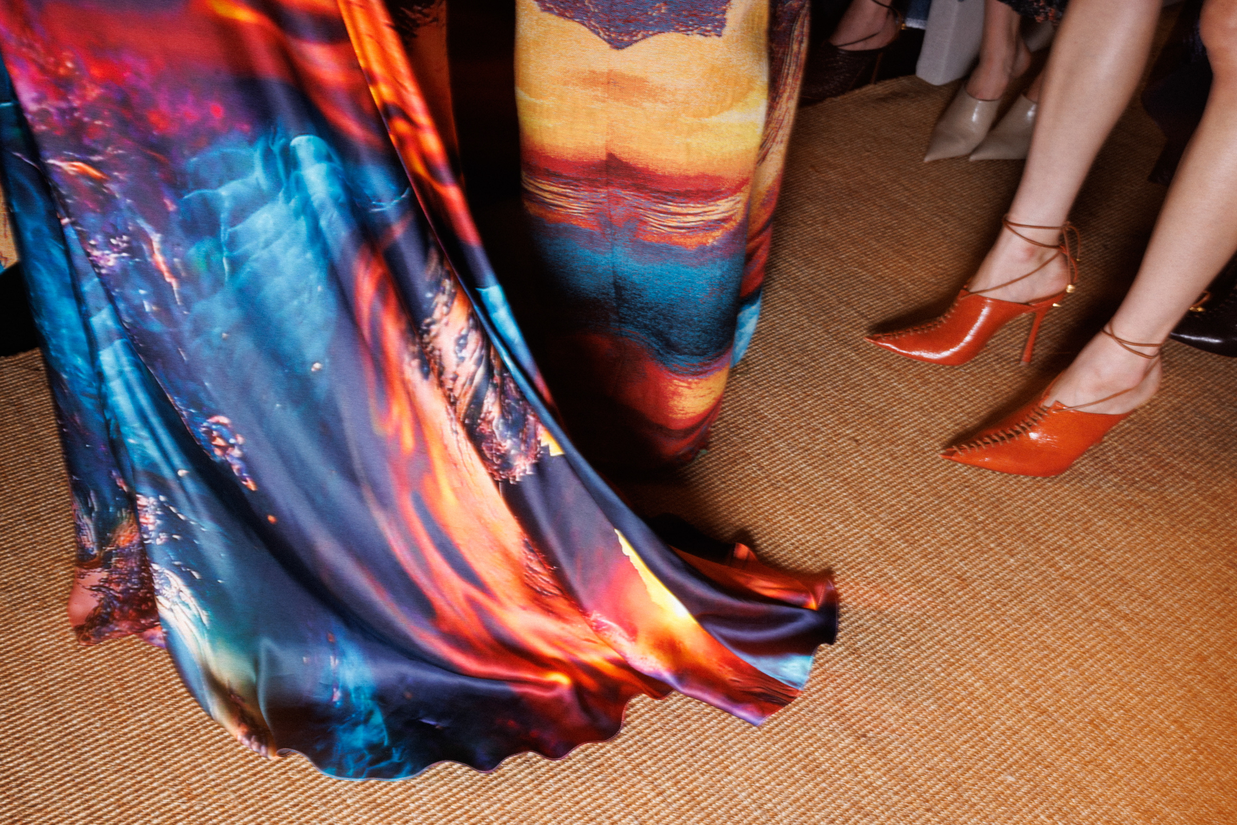 Roberto Cavalli Spring 2025 Fashion Show Backstage