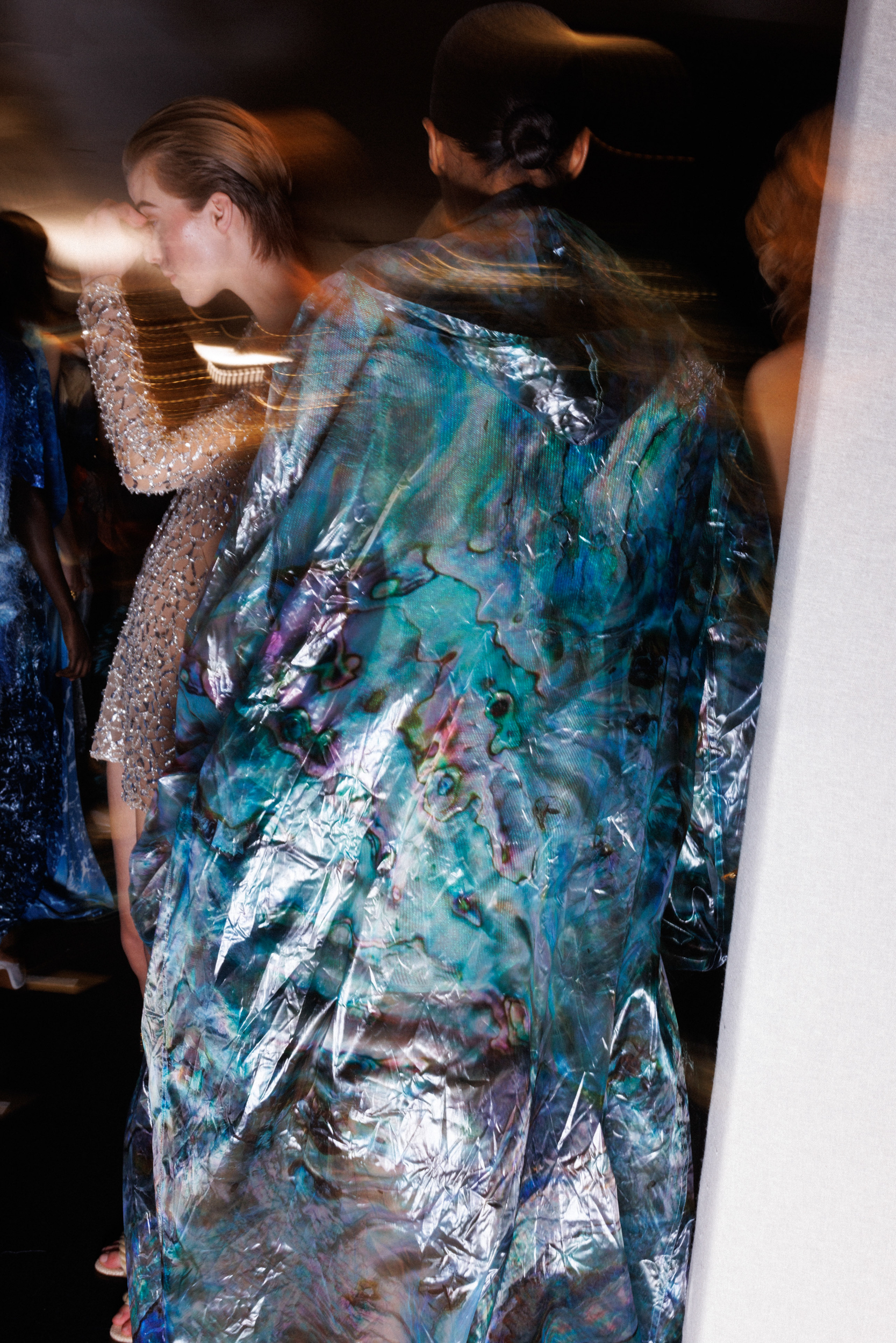 Roberto Cavalli Spring 2025 Fashion Show Backstage