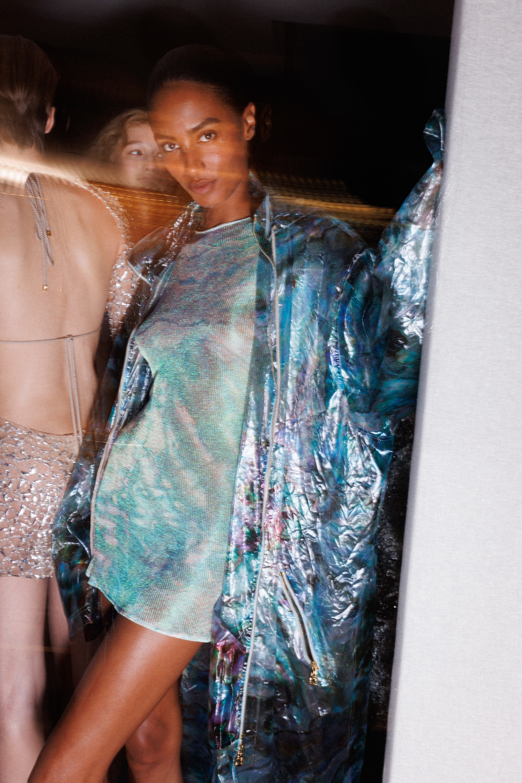 Roberto Cavalli Spring 2025 Fashion Show Backstage