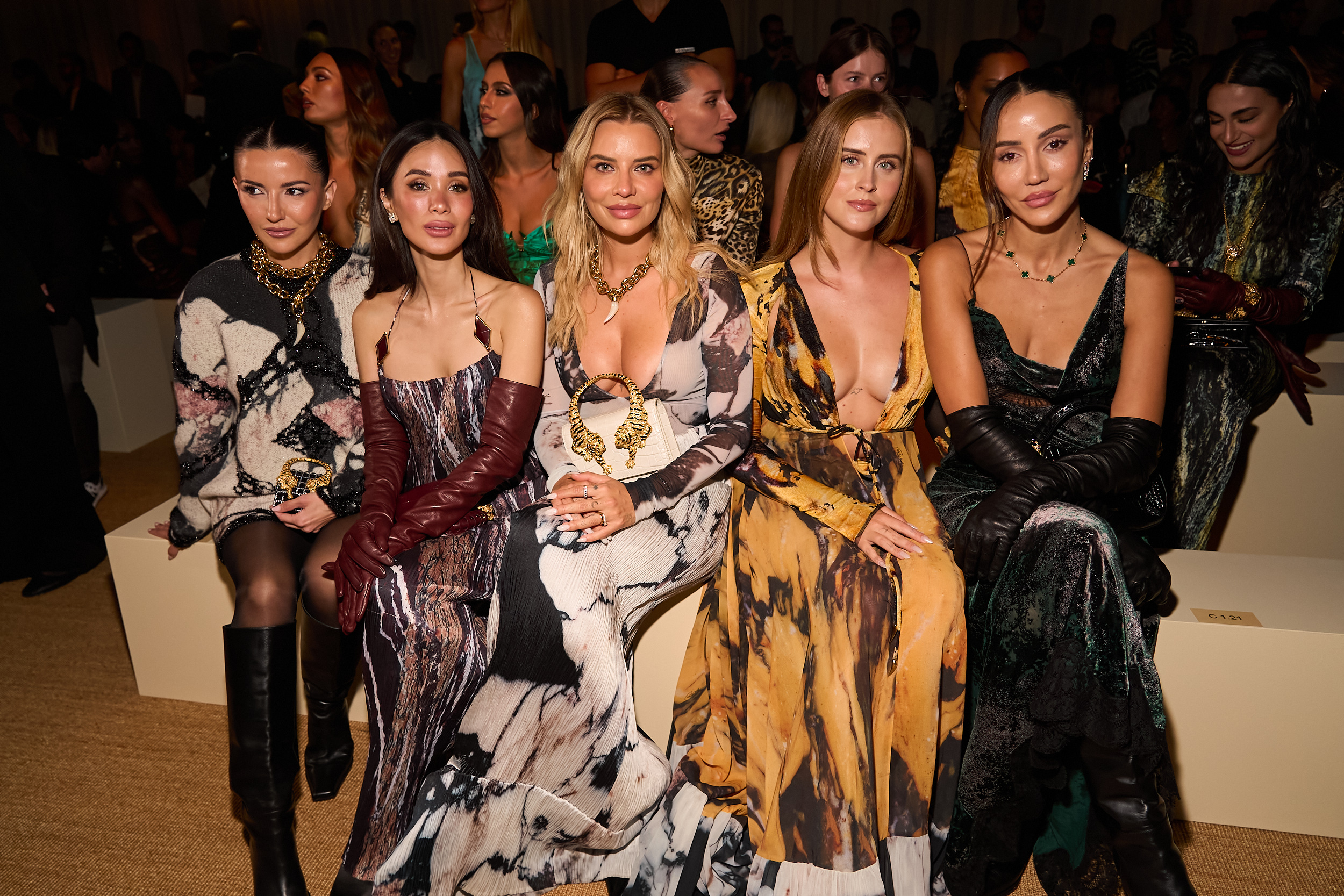 Roberto Cavalli Spring 2025 Fashion Show Front Row