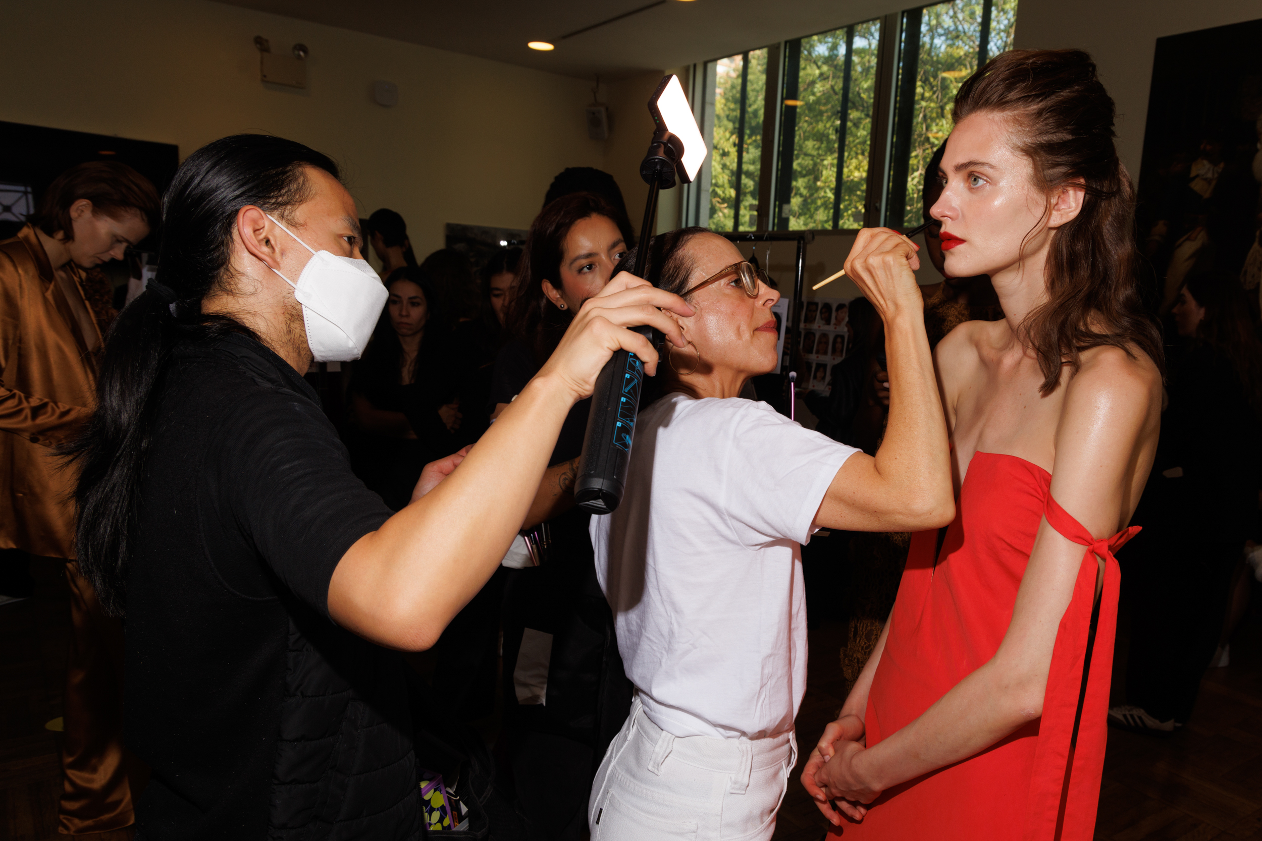 Alejandra Alonso Rojas Spring 2025 Fashion Show Backstage