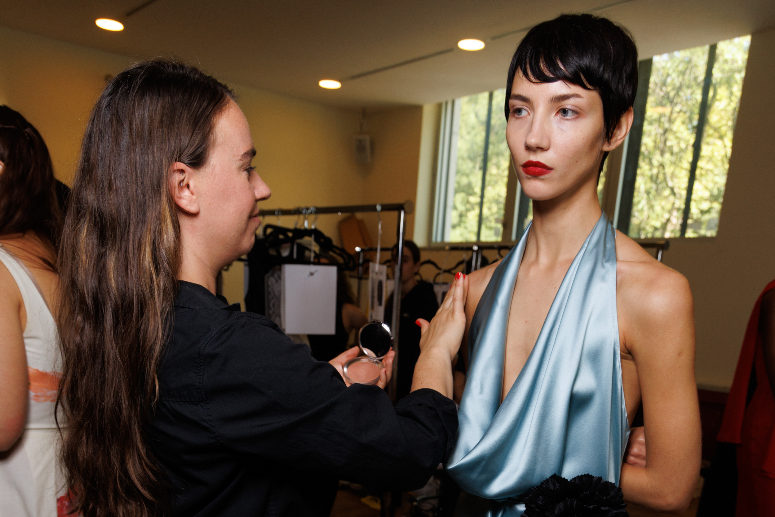 Alejandra Alonso Rojas Spring 2025 Fashion Show Backstage