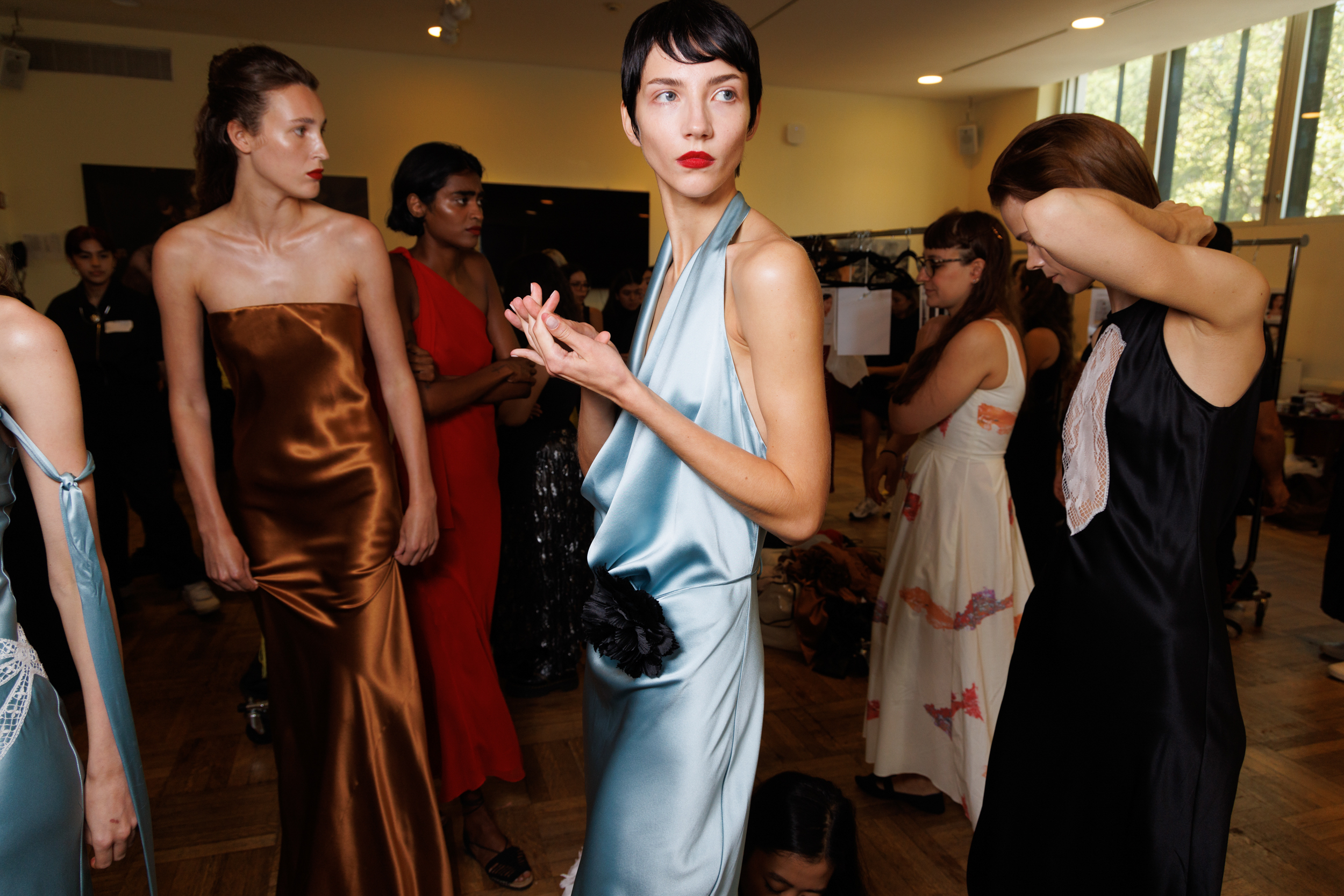 Alejandra Alonso Rojas Spring 2025 Fashion Show Backstage