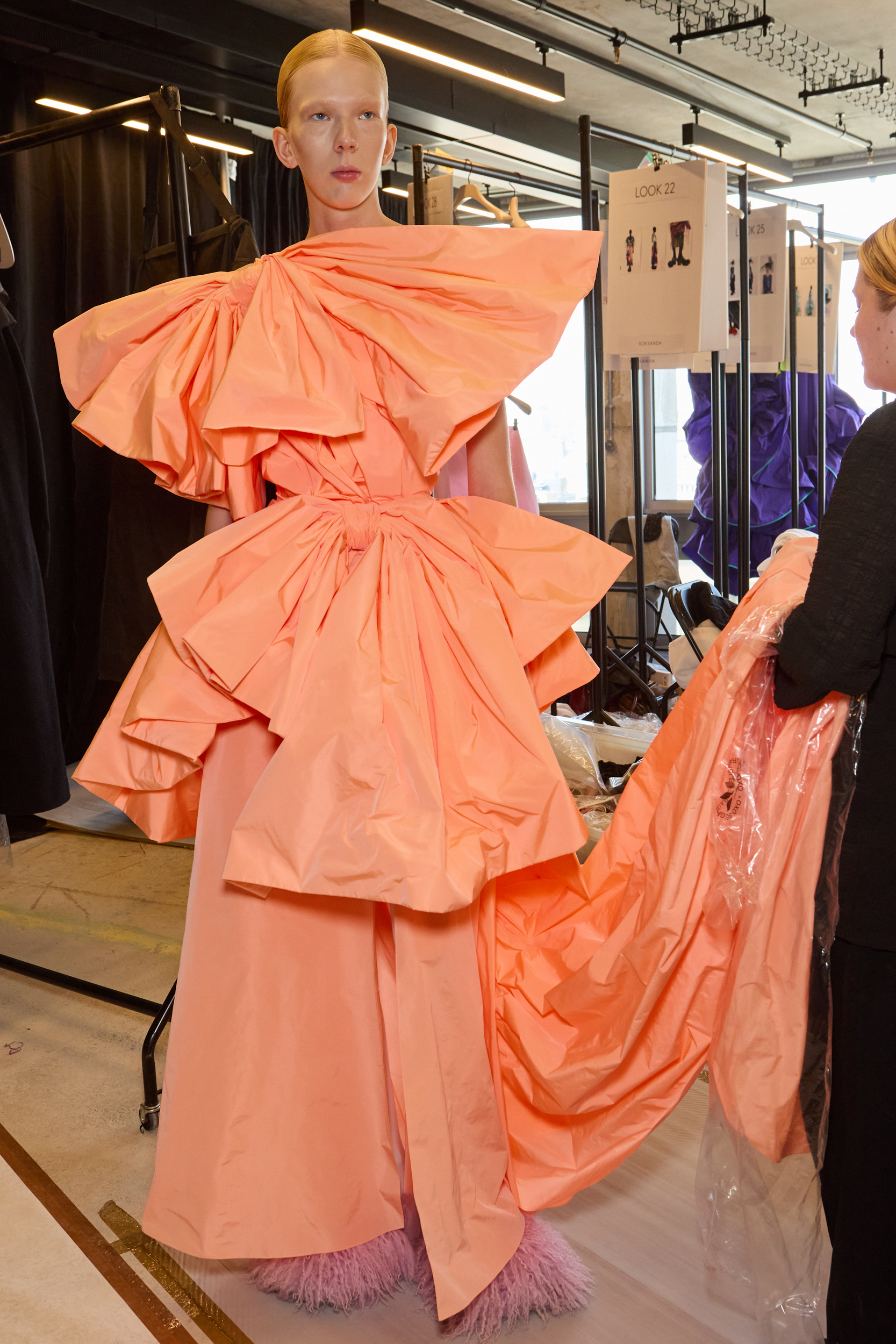 Roksanda Spring 2025 Fashion Show Backstage