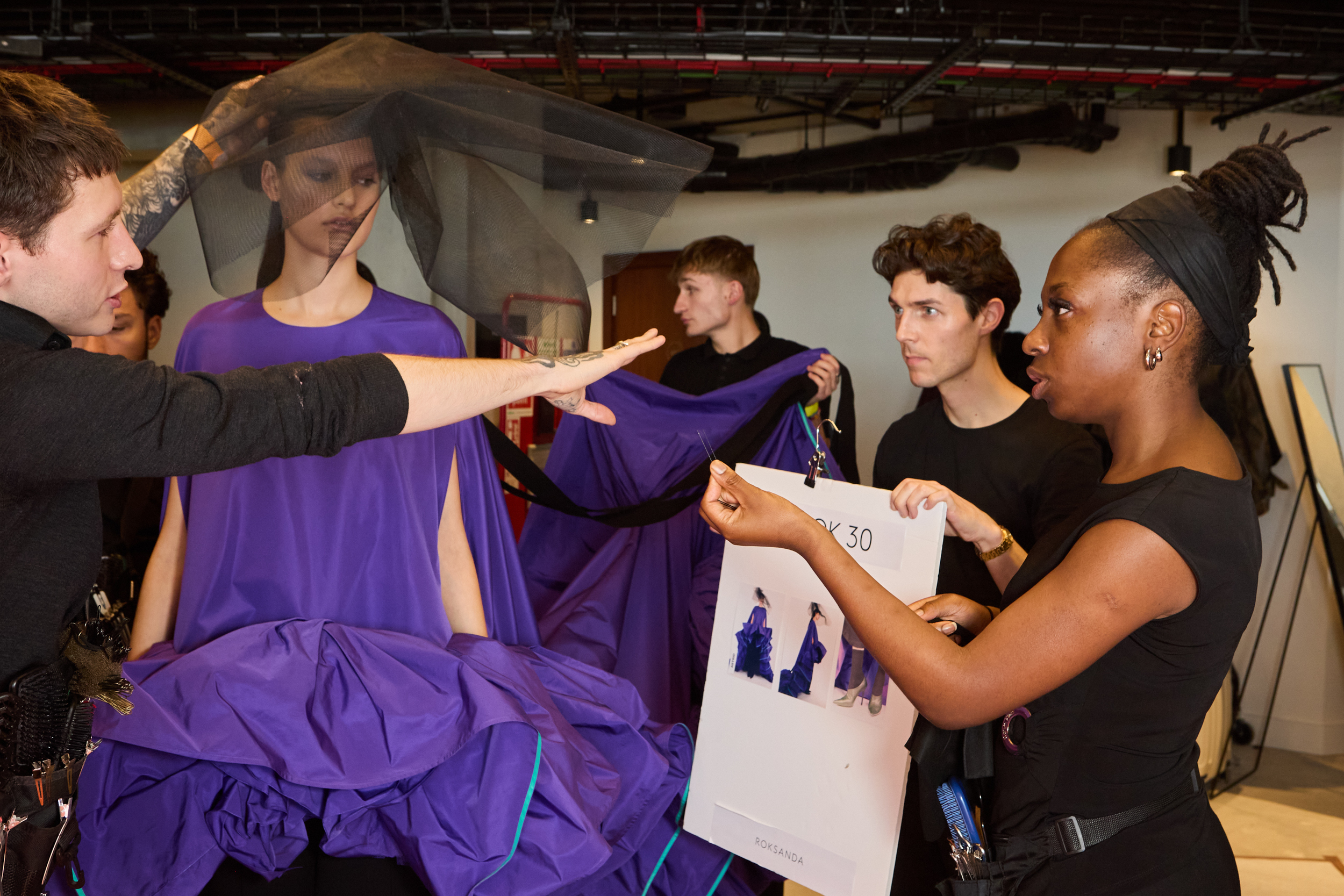 Roksanda Spring 2025 Fashion Show Backstage