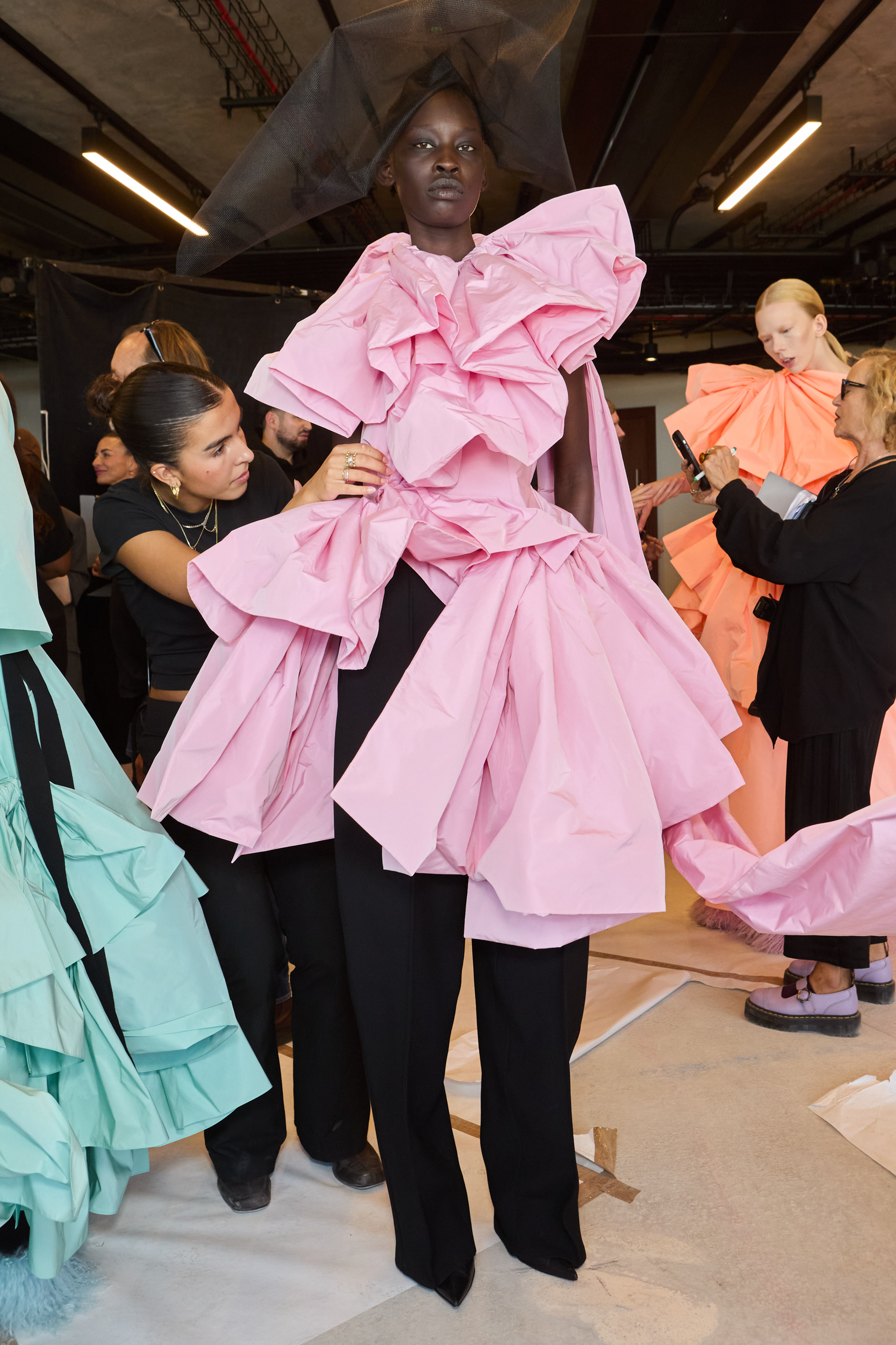 Roksanda Spring 2025 Fashion Show Backstage