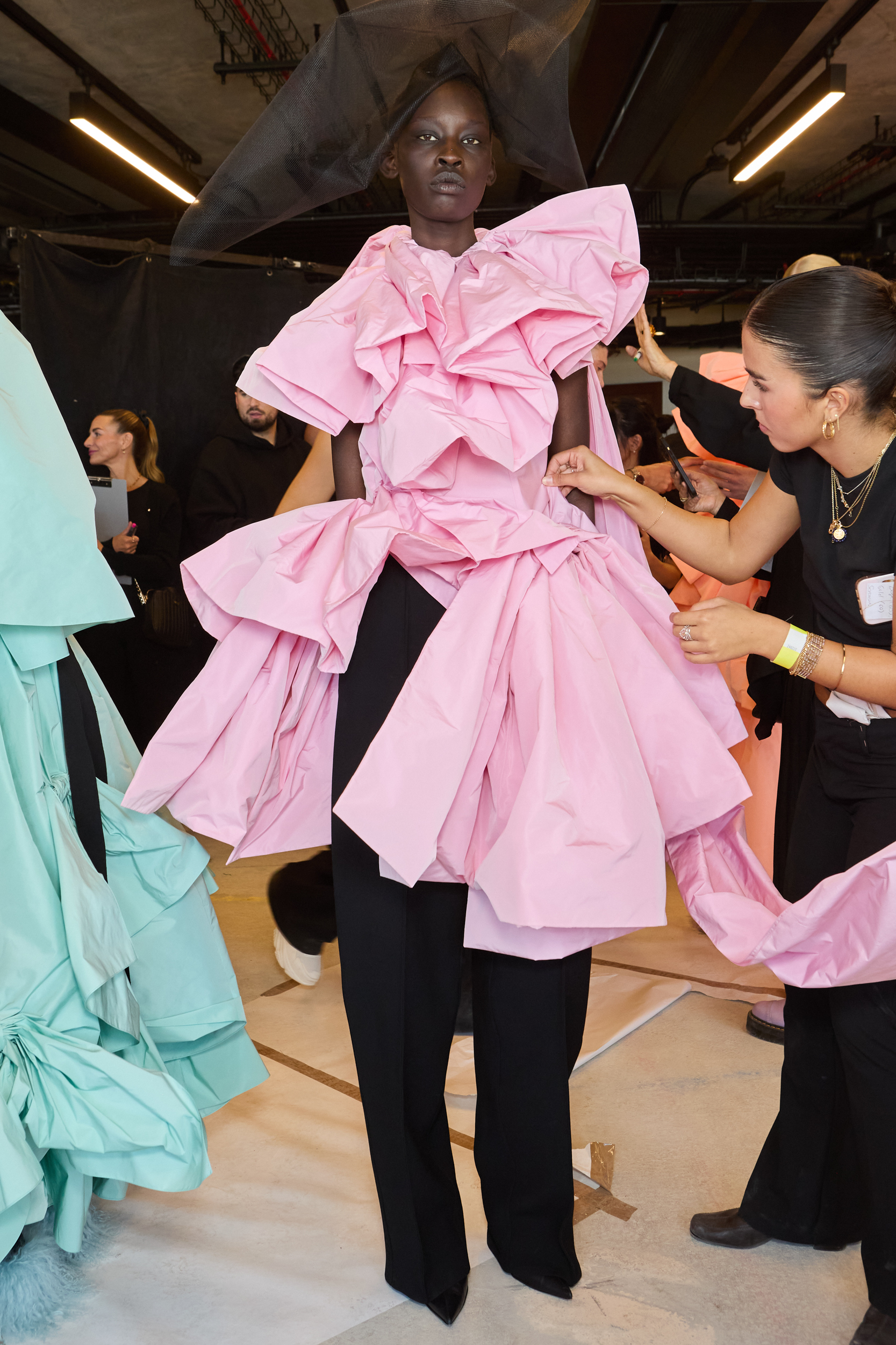 Roksanda Spring 2025 Fashion Show Backstage