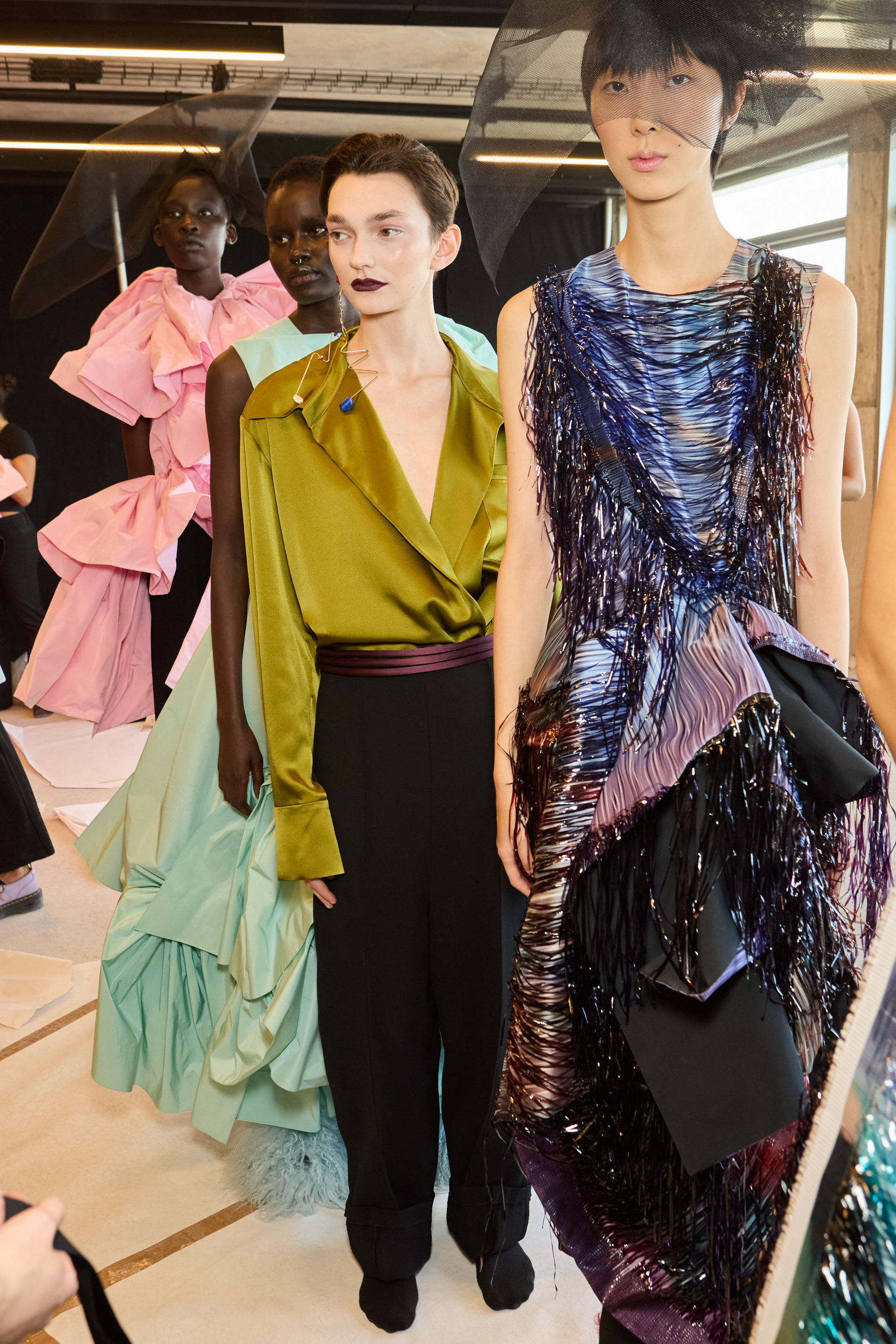 Roksanda Spring 2025 Fashion Show Backstage