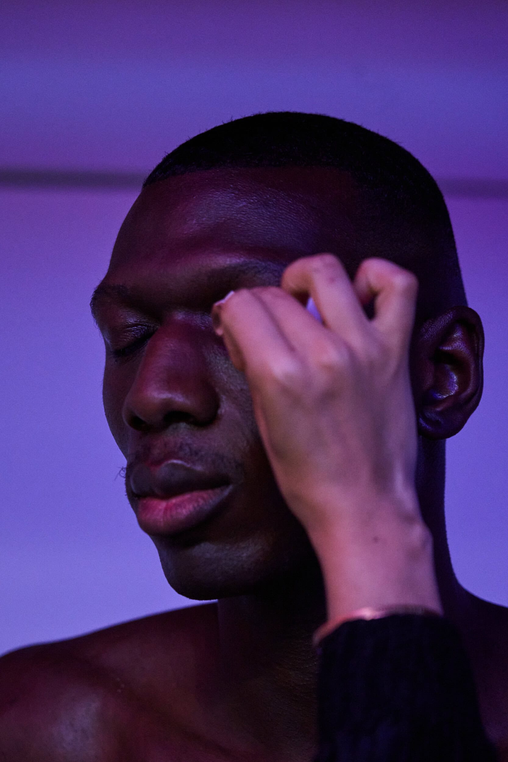 Romeo Hunte Spring 2025 Fashion Show Backstage