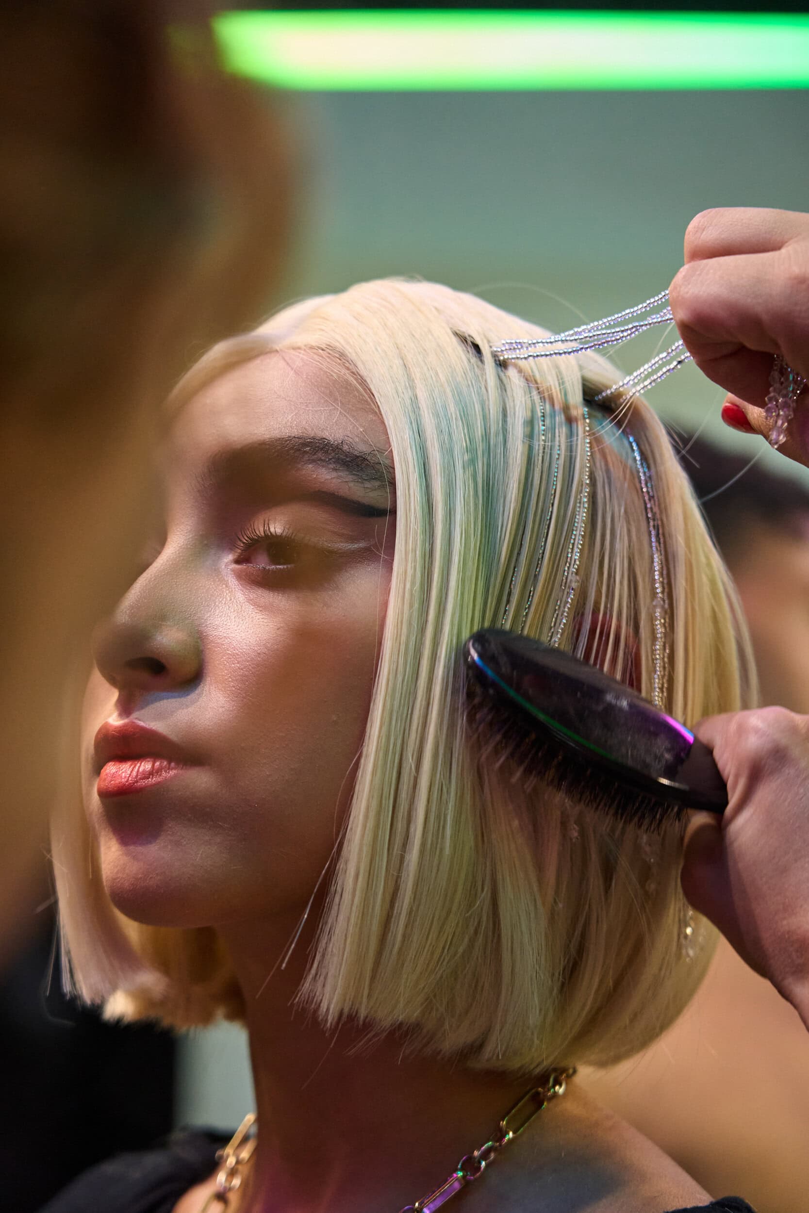 Romeo Hunte Spring 2025 Fashion Show Backstage