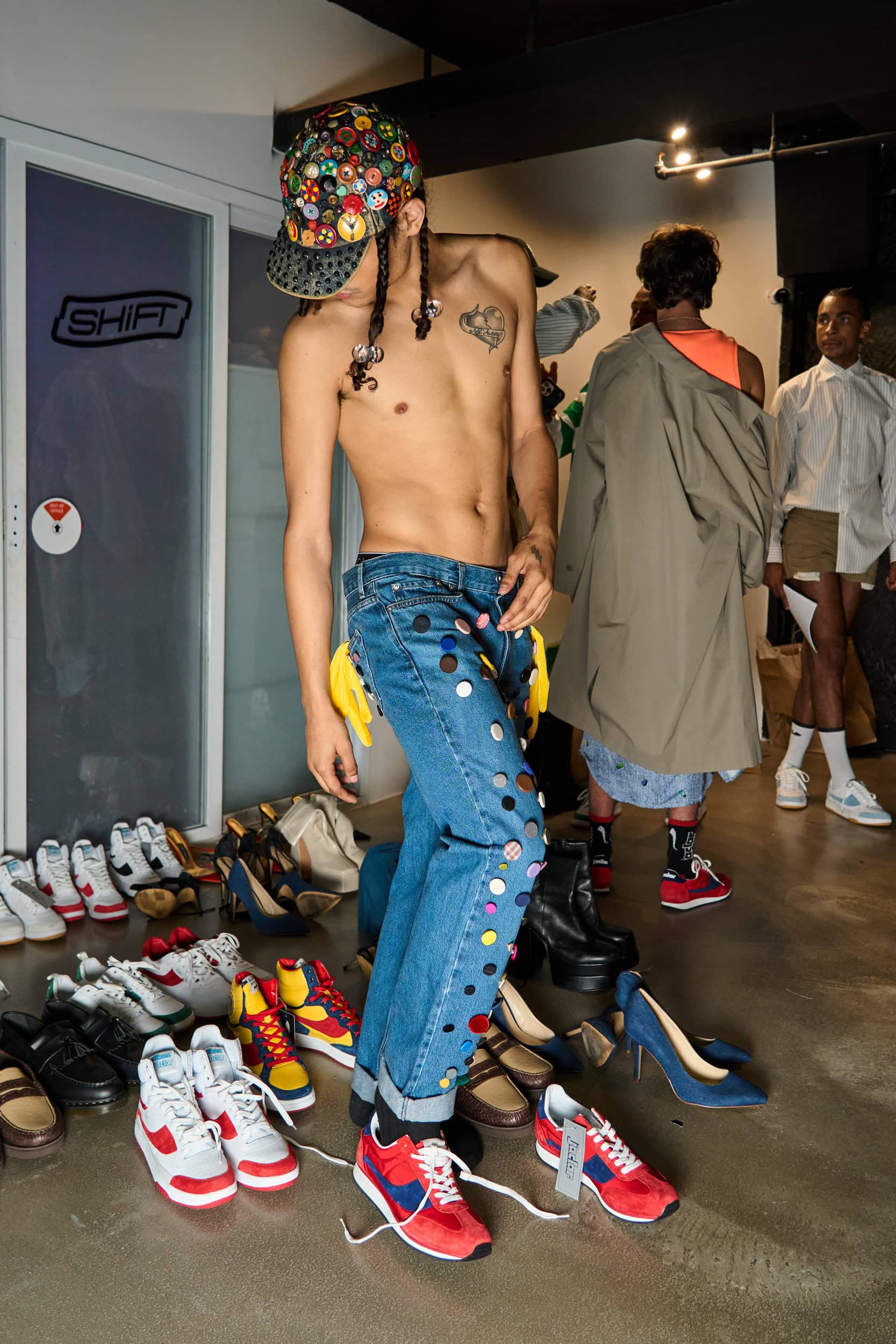 Romeo Hunte Spring 2025 Fashion Show Backstage