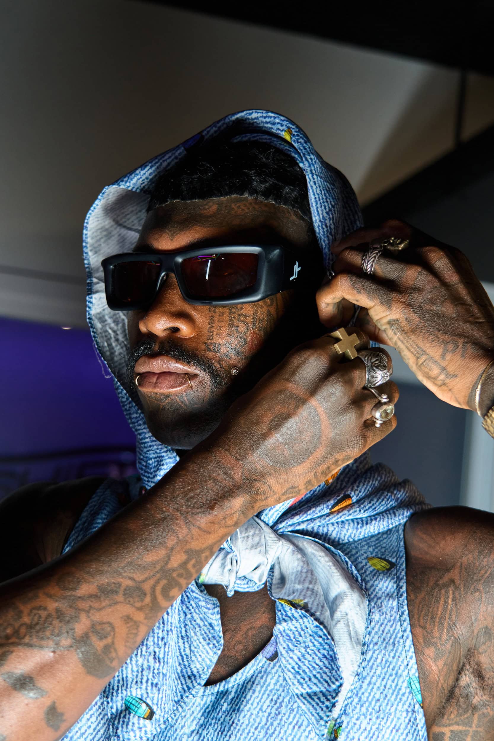 Romeo Hunte Spring 2025 Fashion Show Backstage