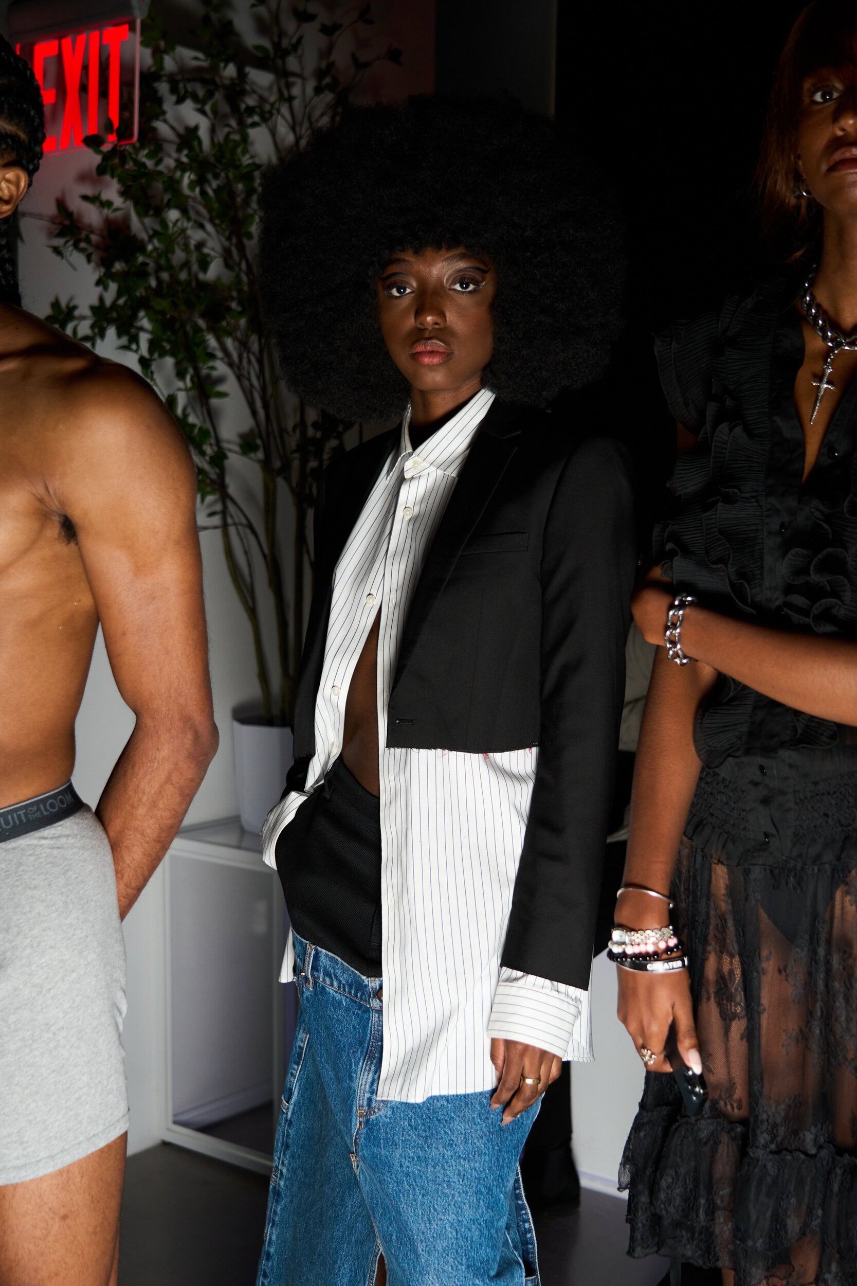 Romeo Hunte Spring 2025 Fashion Show Backstage