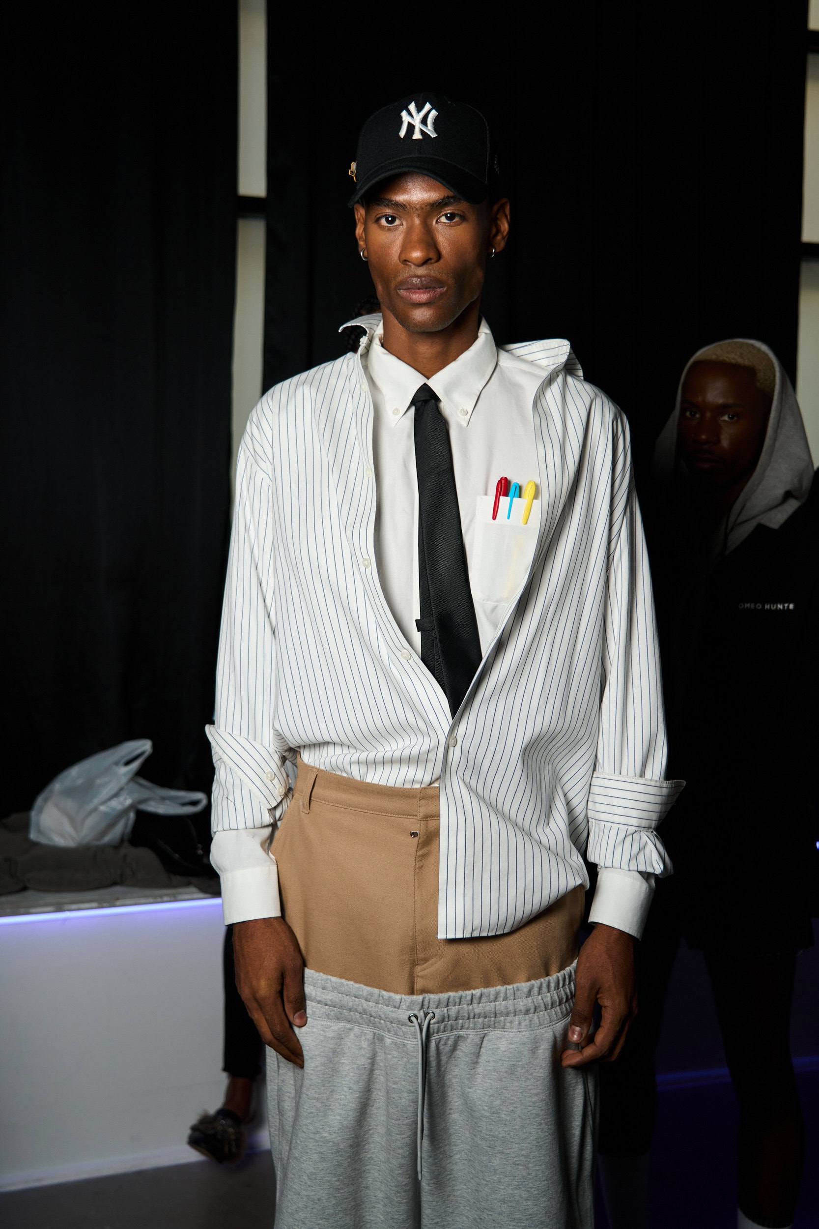 Romeo Hunte Spring 2025 Fashion Show Backstage