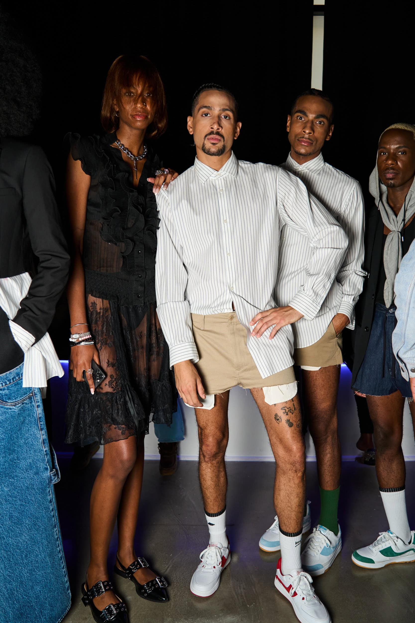 Romeo Hunte Spring 2025 Fashion Show Backstage