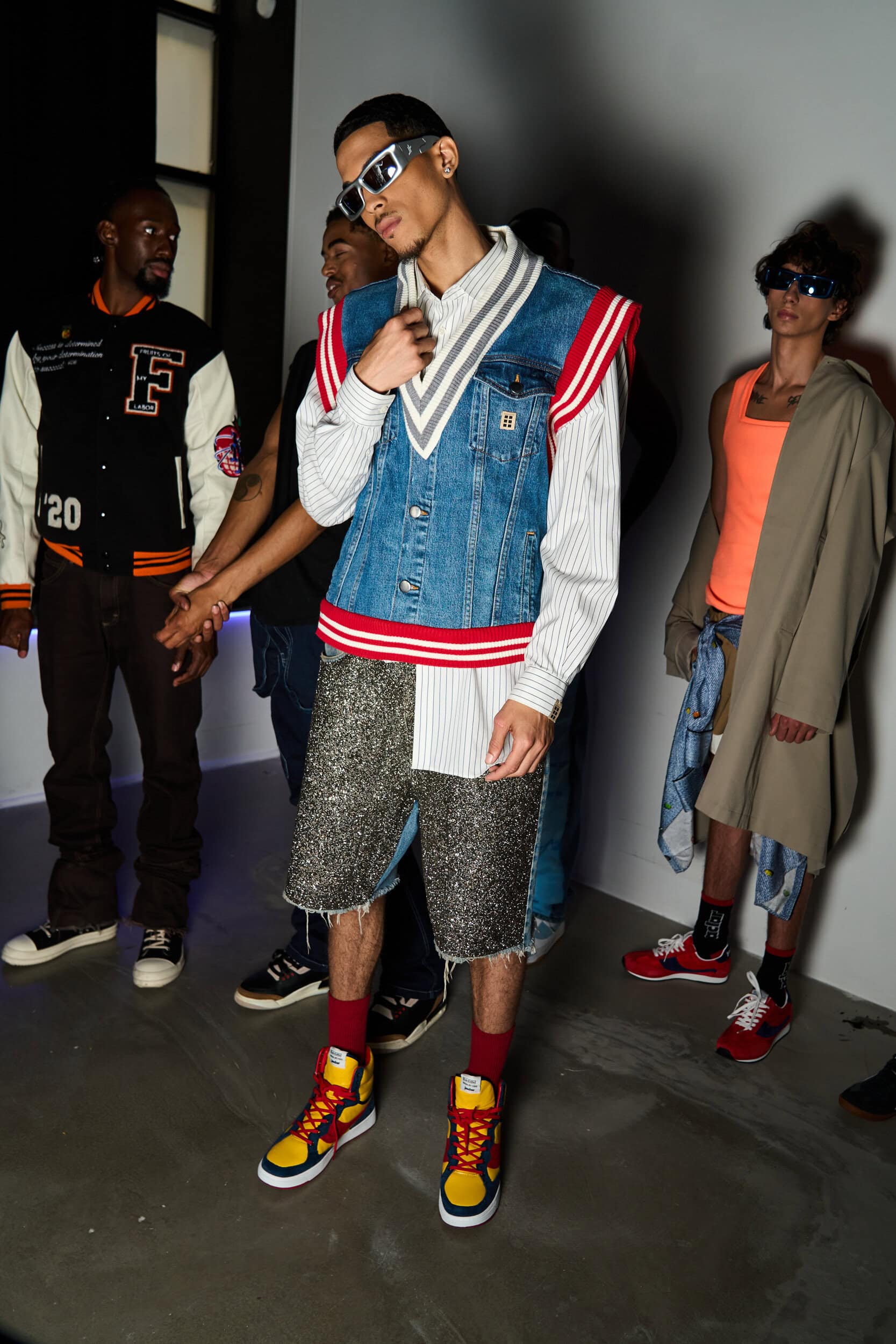 Romeo Hunte Spring 2025 Fashion Show Backstage