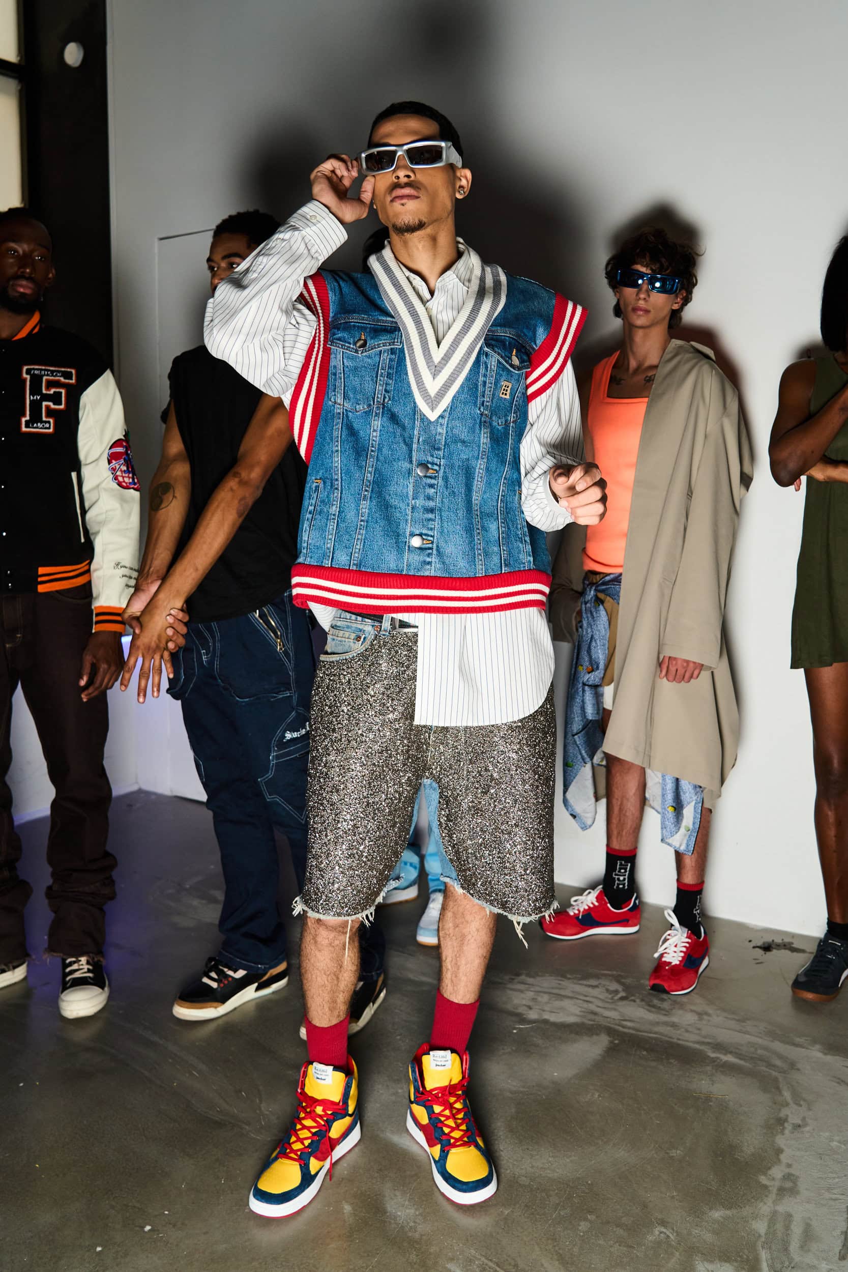Romeo Hunte Spring 2025 Fashion Show Backstage