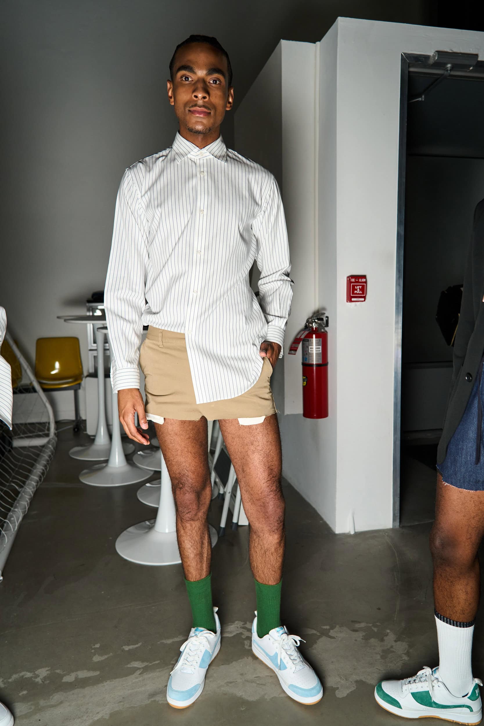 Romeo Hunte Spring 2025 Fashion Show Backstage