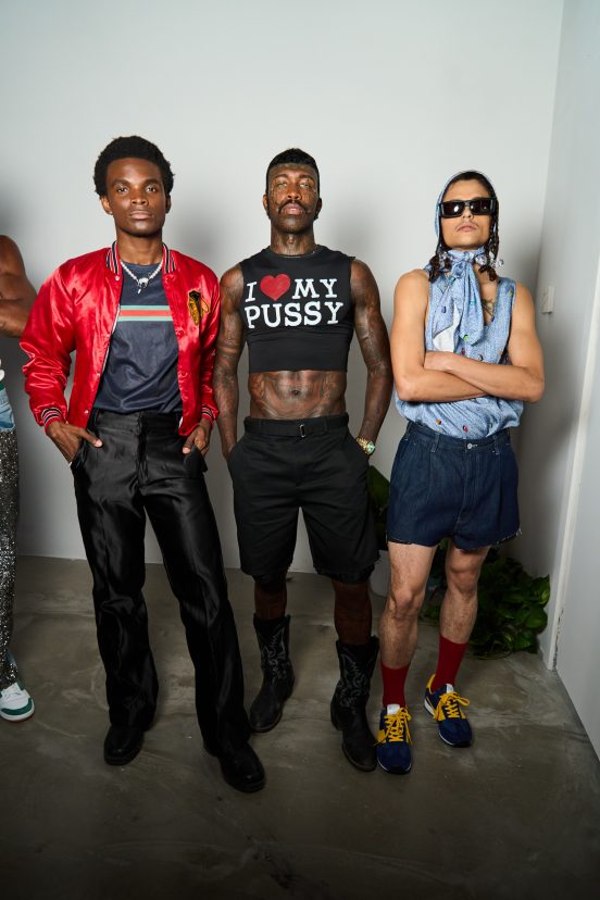 Romeo Hunte Spring 2025 Fashion Show Backstage