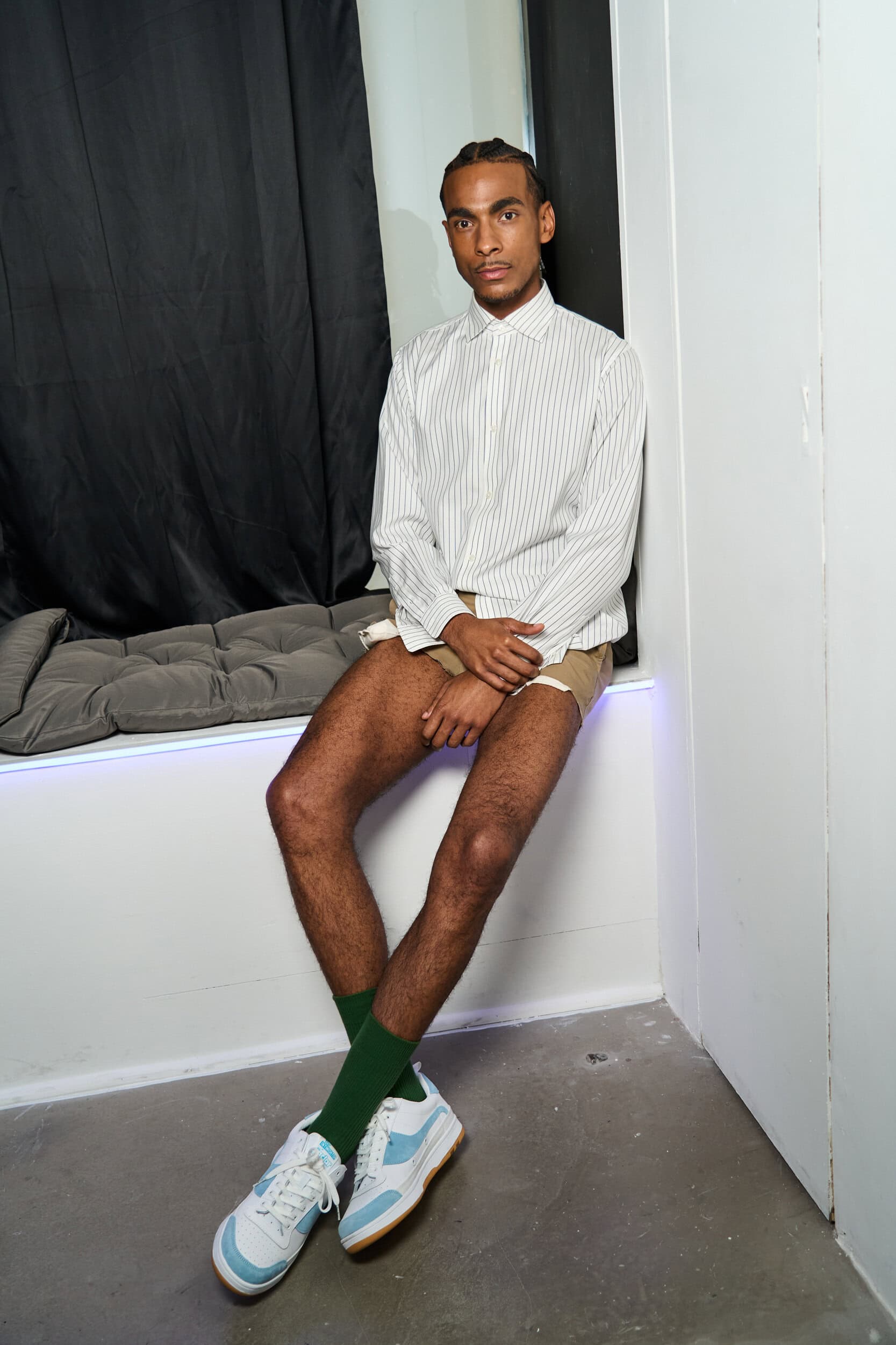 Romeo Hunte Spring 2025 Fashion Show Backstage