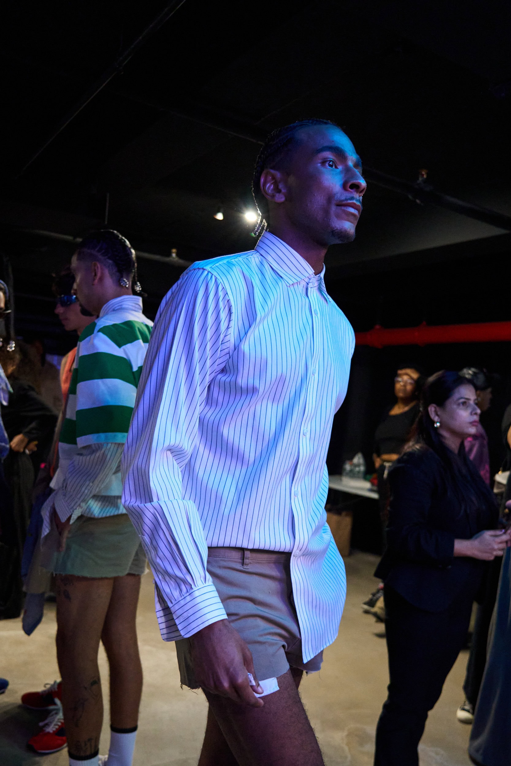 Romeo Hunte Spring 2025 Fashion Show Backstage