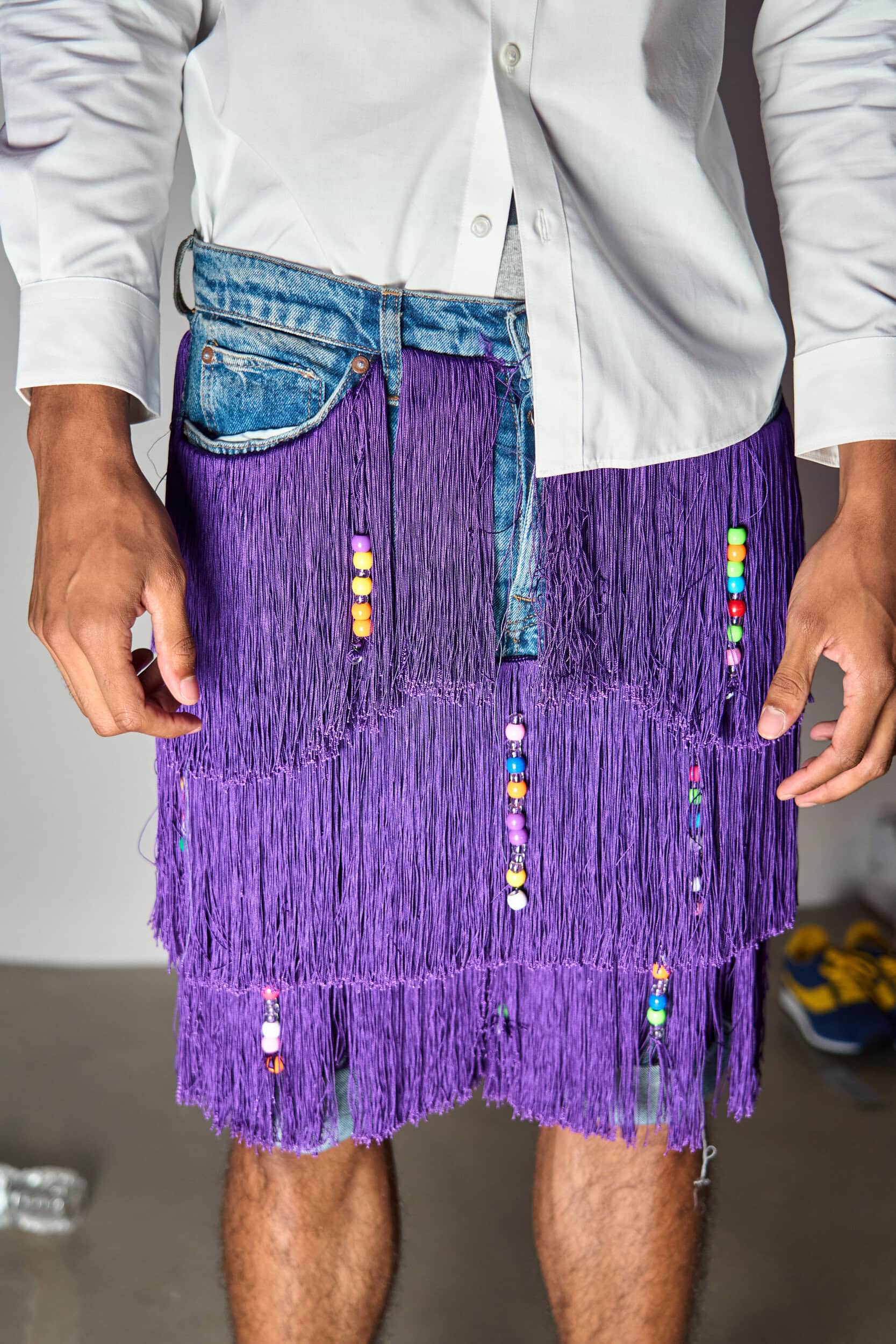 Romeo Hunte Spring 2025 Fashion Show Backstage
