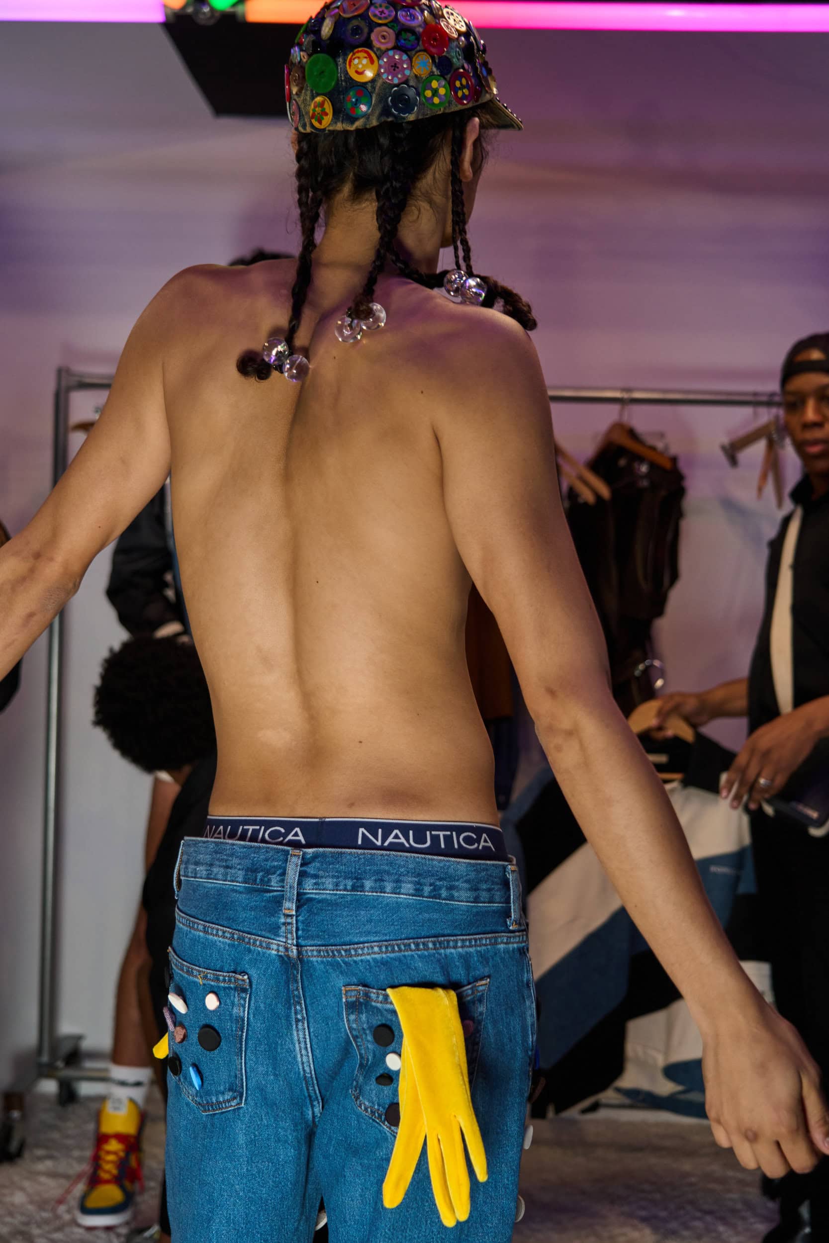 Romeo Hunte Spring 2025 Fashion Show Backstage