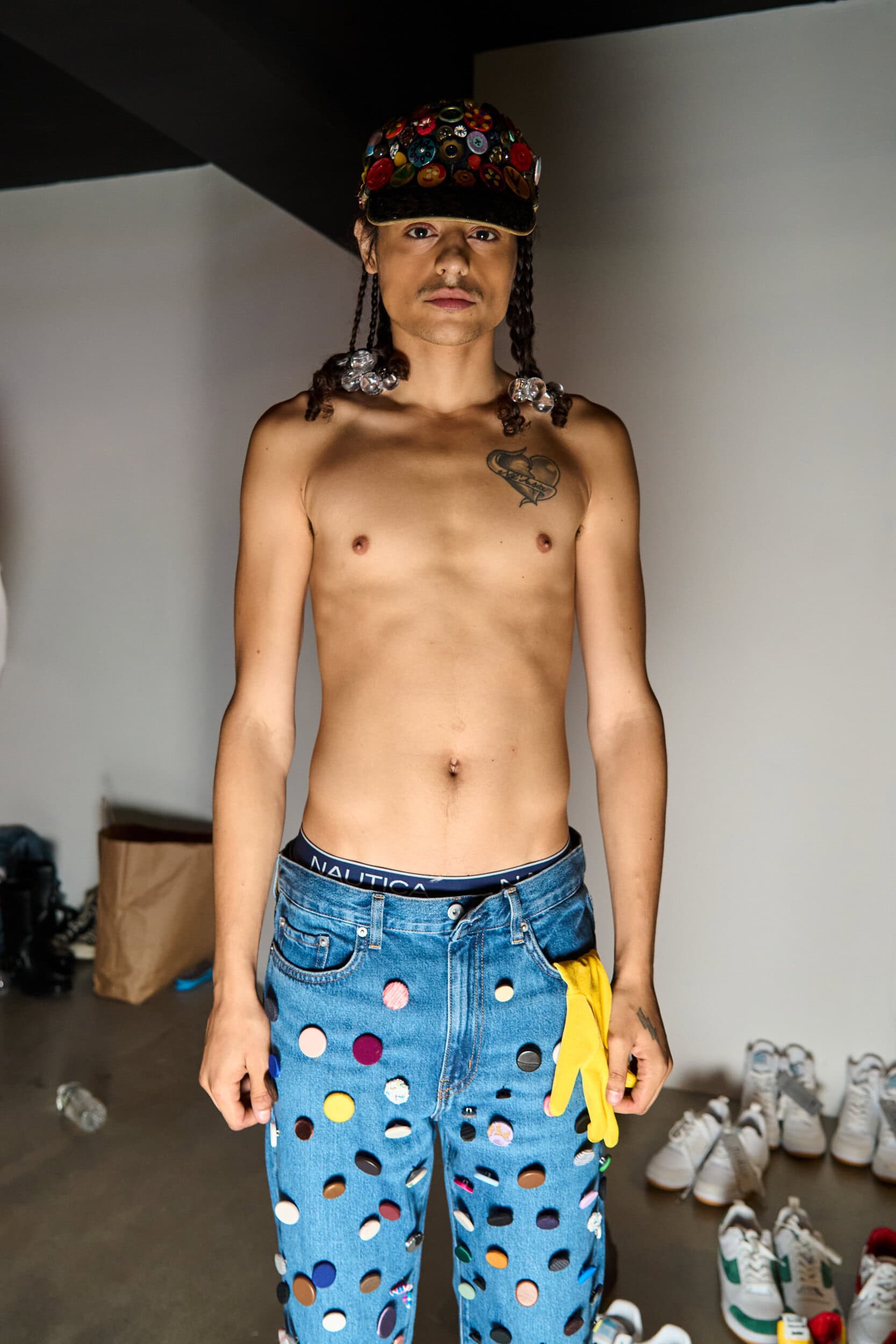 Romeo Hunte Spring 2025 Fashion Show Backstage
