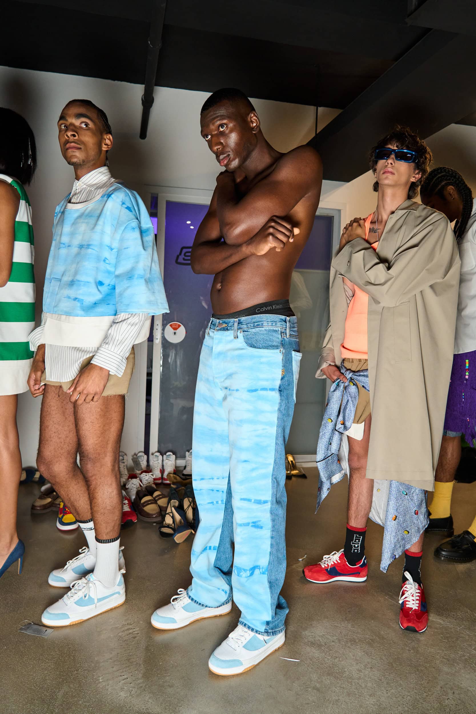 Romeo Hunte Spring 2025 Fashion Show Backstage