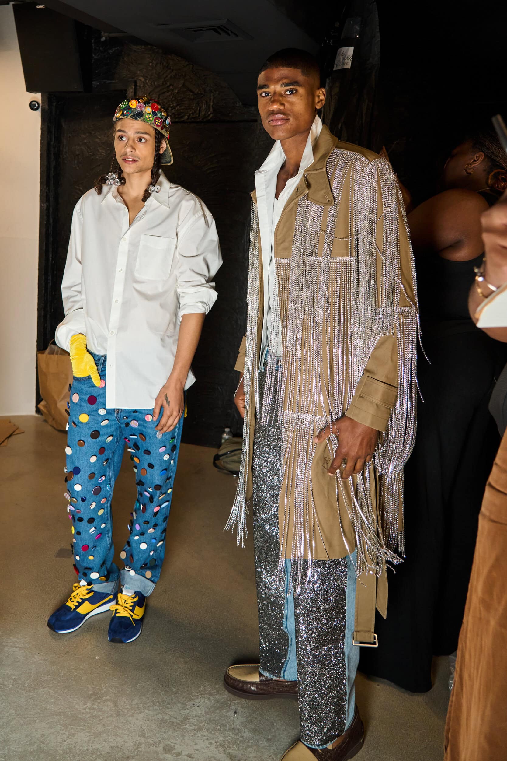 Romeo Hunte Spring 2025 Fashion Show Backstage