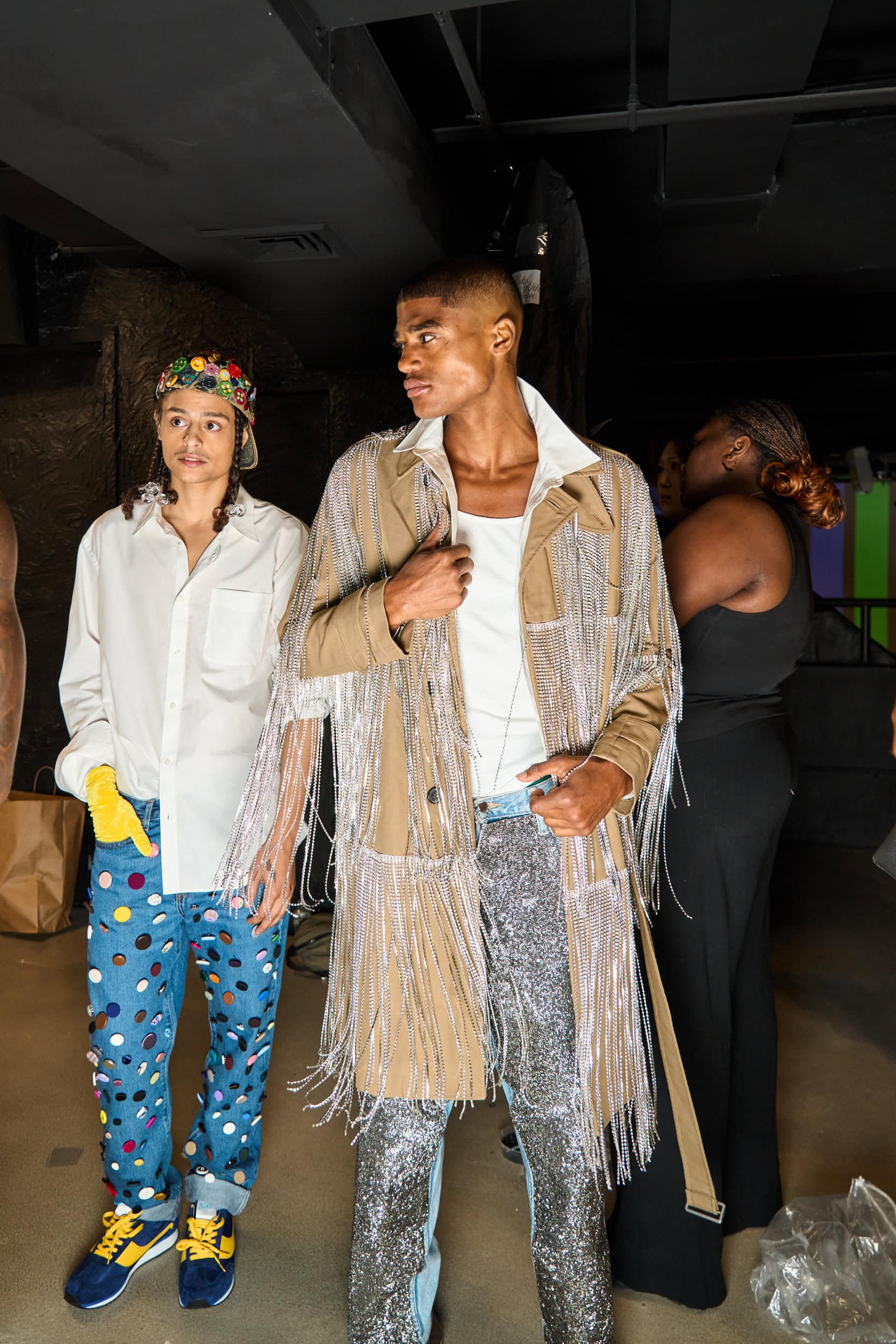Romeo Hunte Spring 2025 Fashion Show Backstage