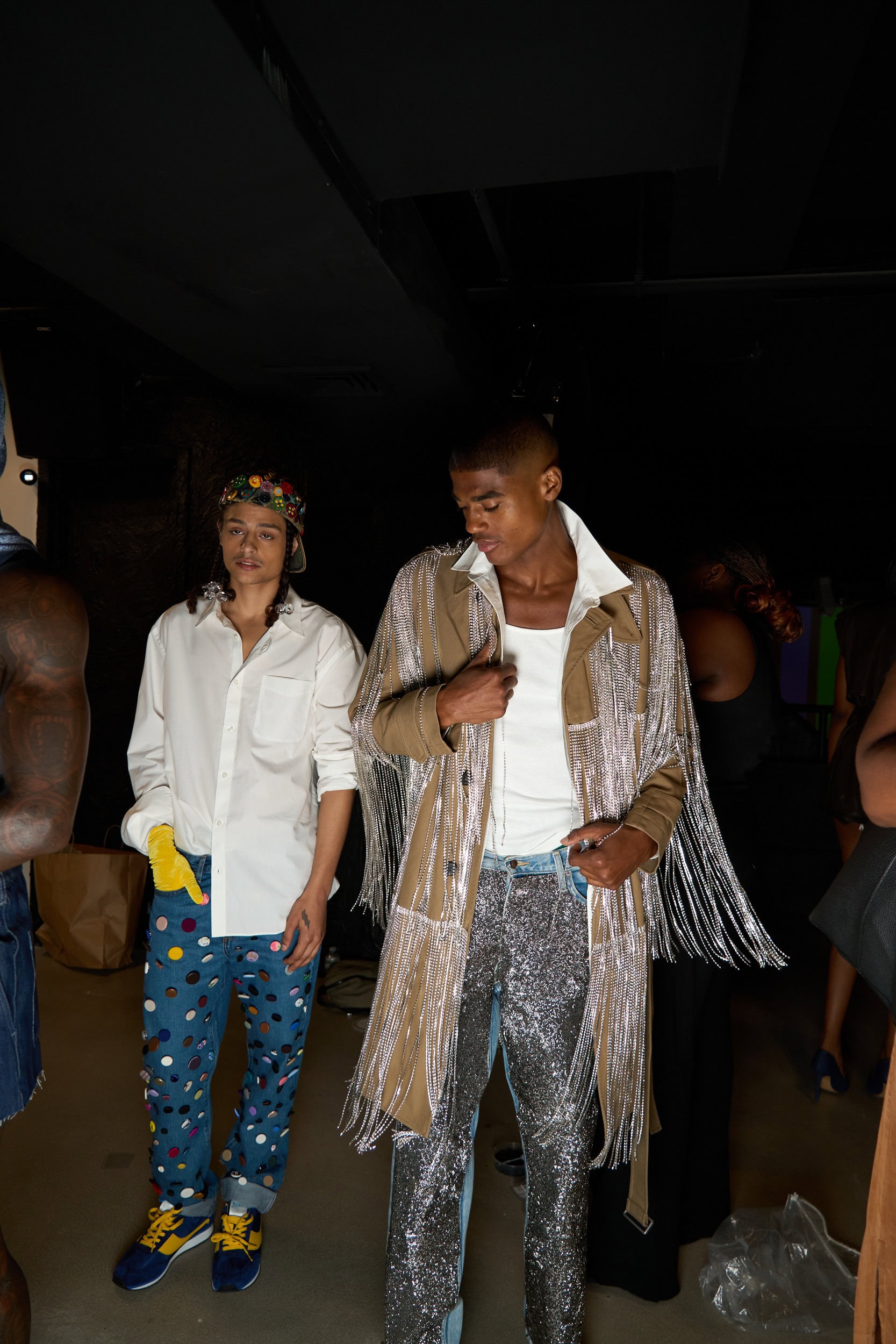 Romeo Hunte Spring 2025 Fashion Show Backstage