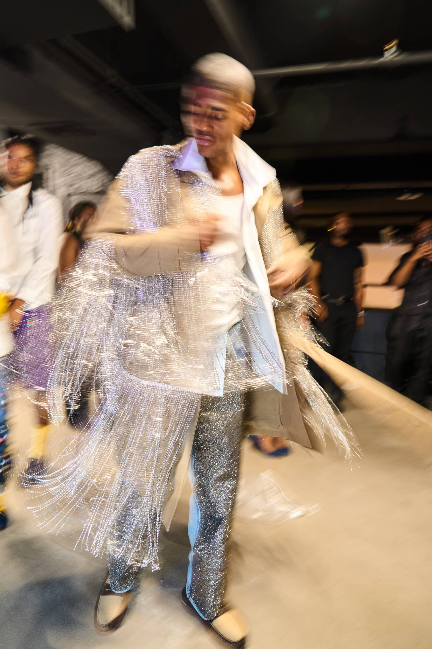 Romeo Hunte Spring 2025 Fashion Show Backstage