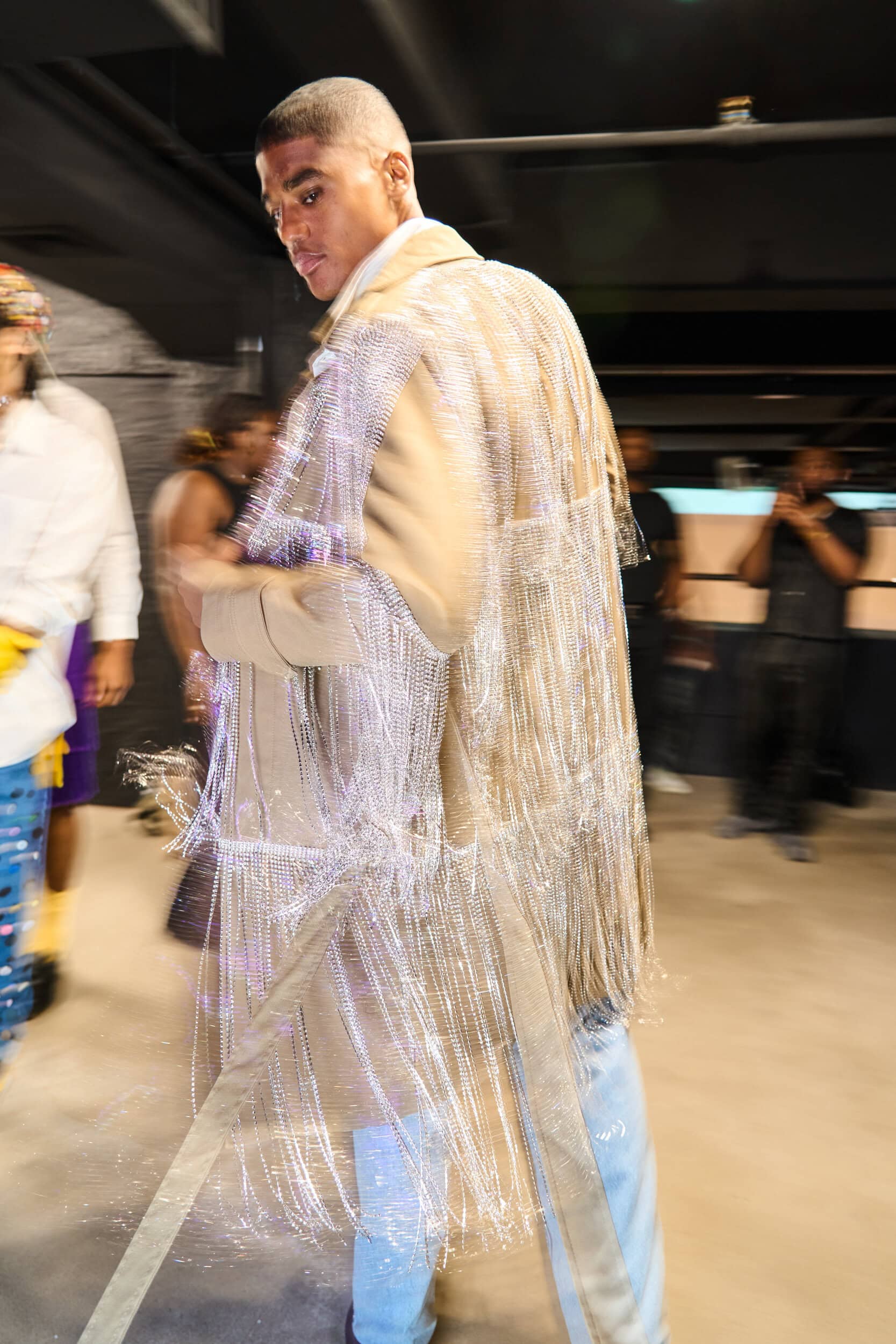Romeo Hunte Spring 2025 Fashion Show Backstage