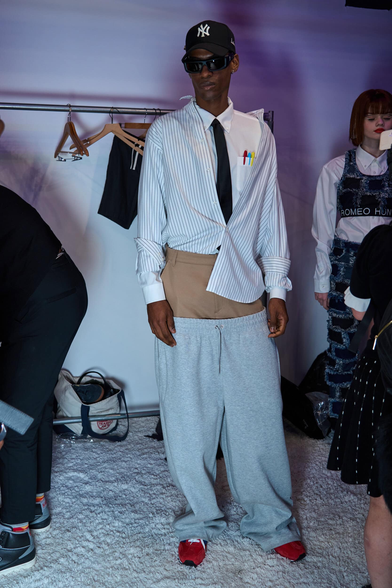 Romeo Hunte Spring 2025 Fashion Show Backstage