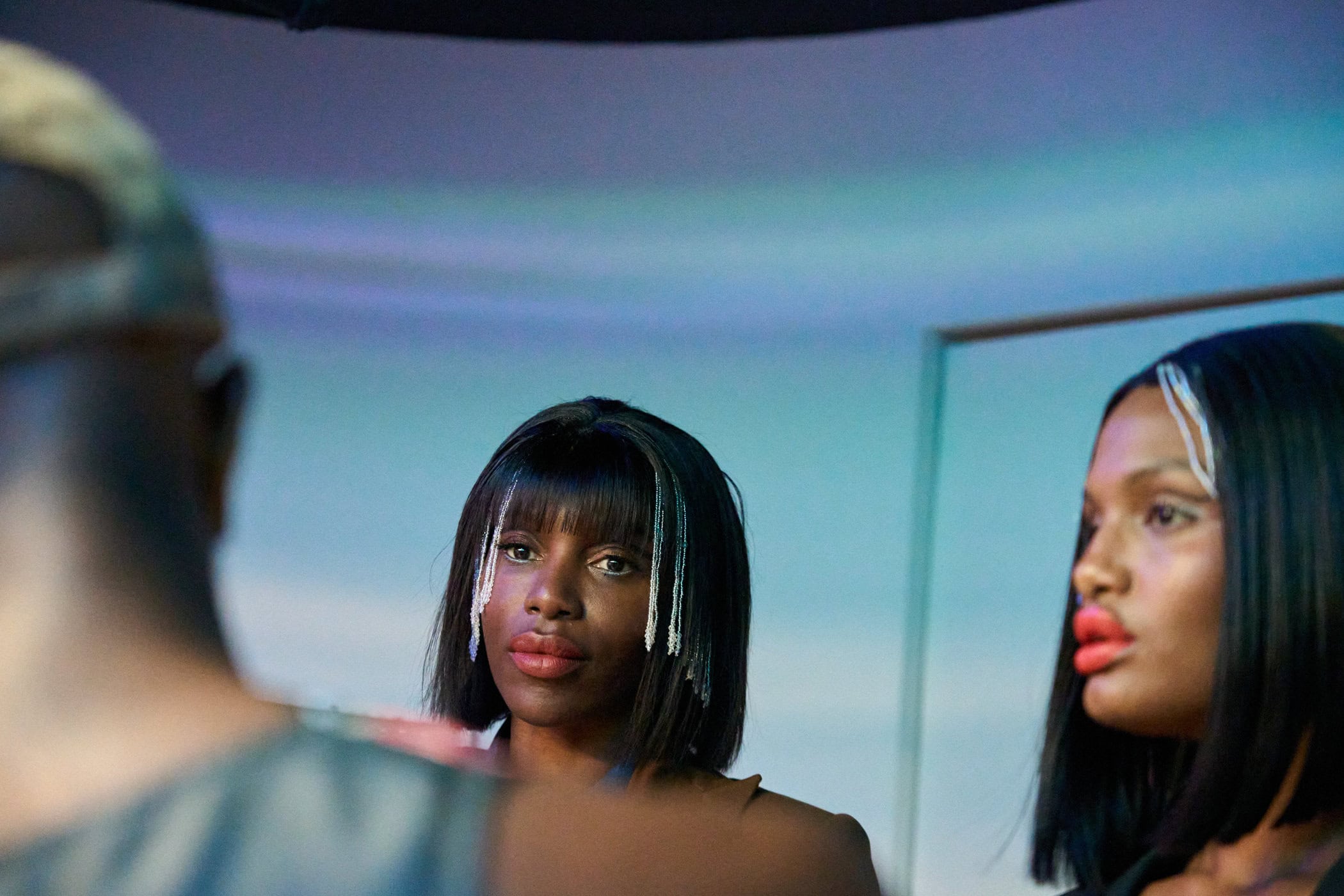 Romeo Hunte Spring 2025 Fashion Show Backstage