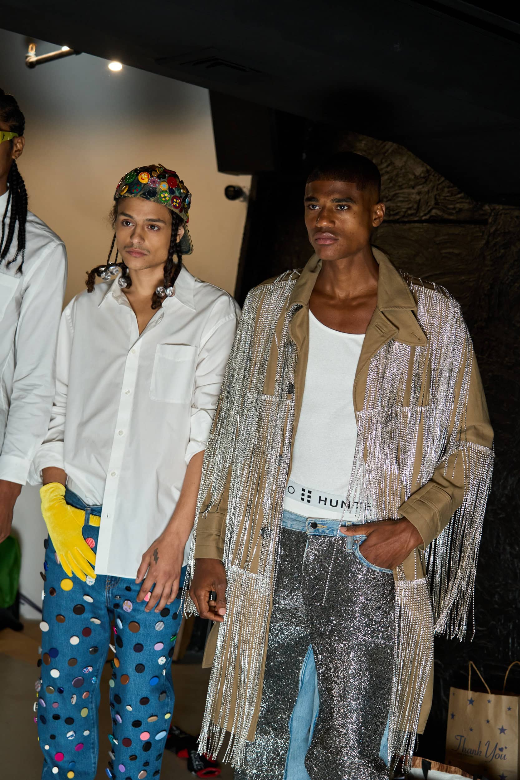Romeo Hunte Spring 2025 Fashion Show Backstage