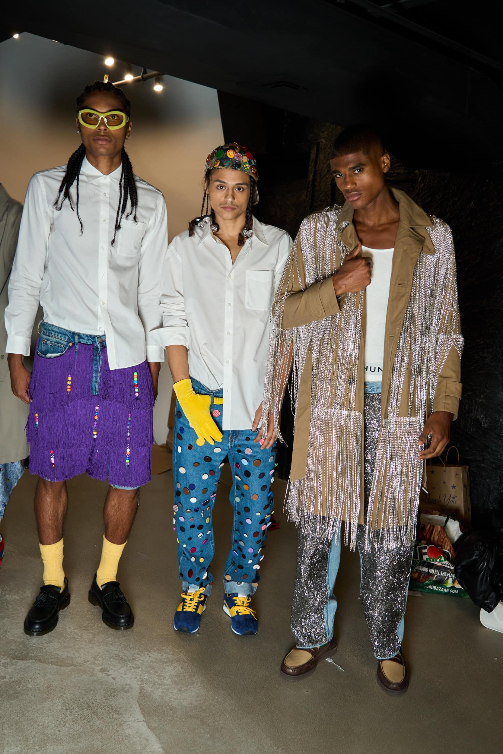 Romeo Hunte Spring 2025 Fashion Show Backstage