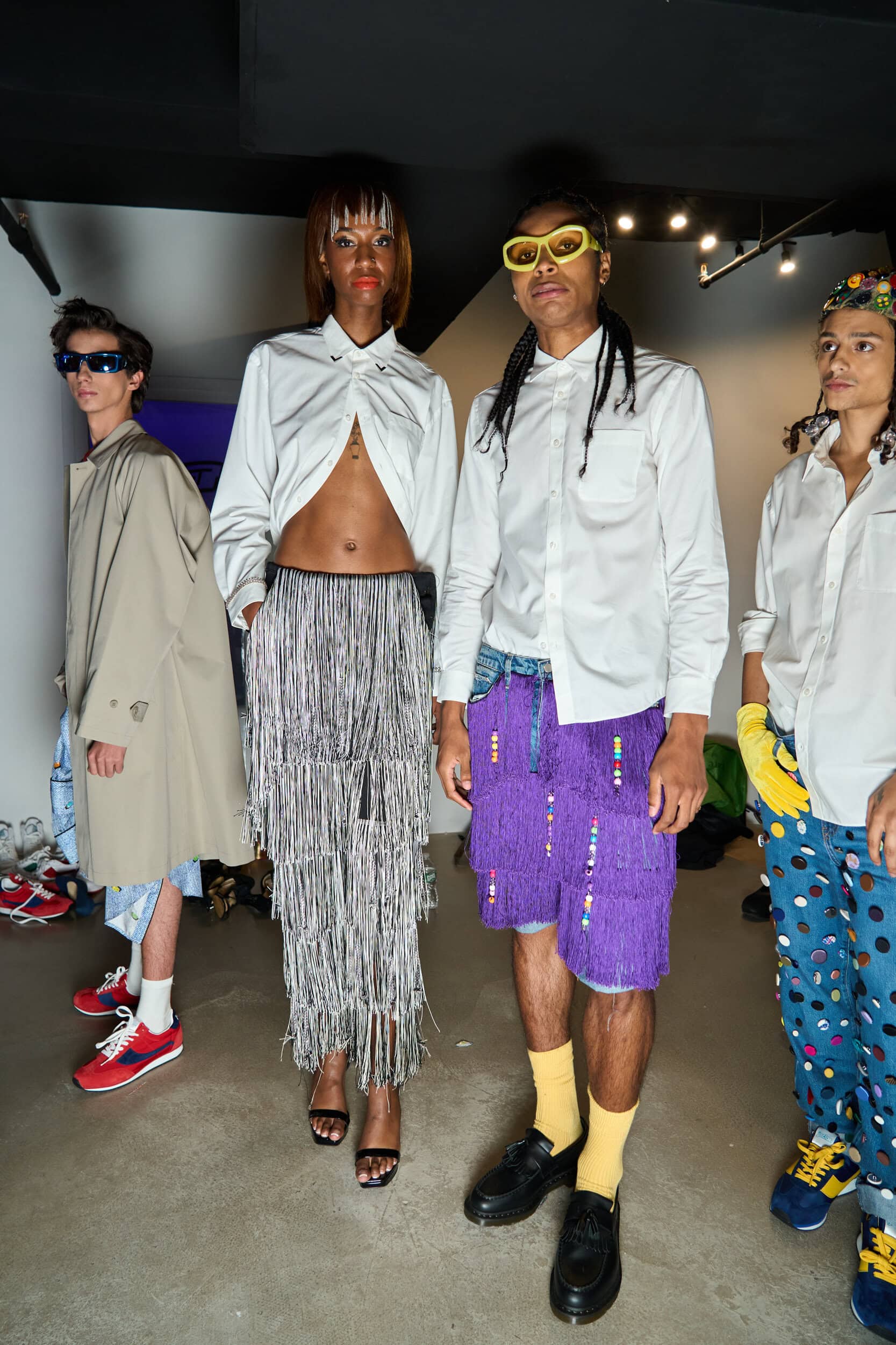 Romeo Hunte Spring 2025 Fashion Show Backstage